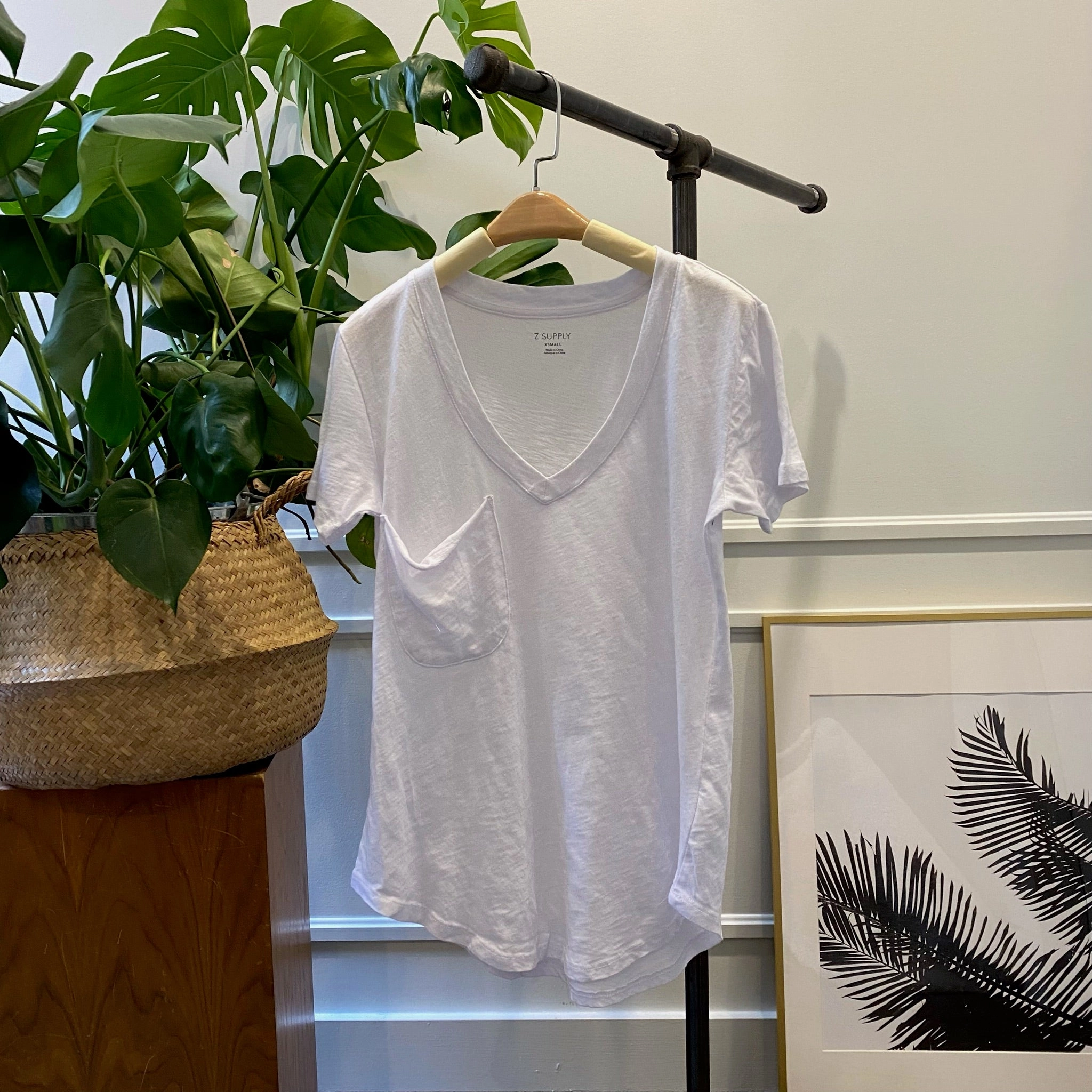 Anti Shrinkage Treatment HEATH V-Neck Tee