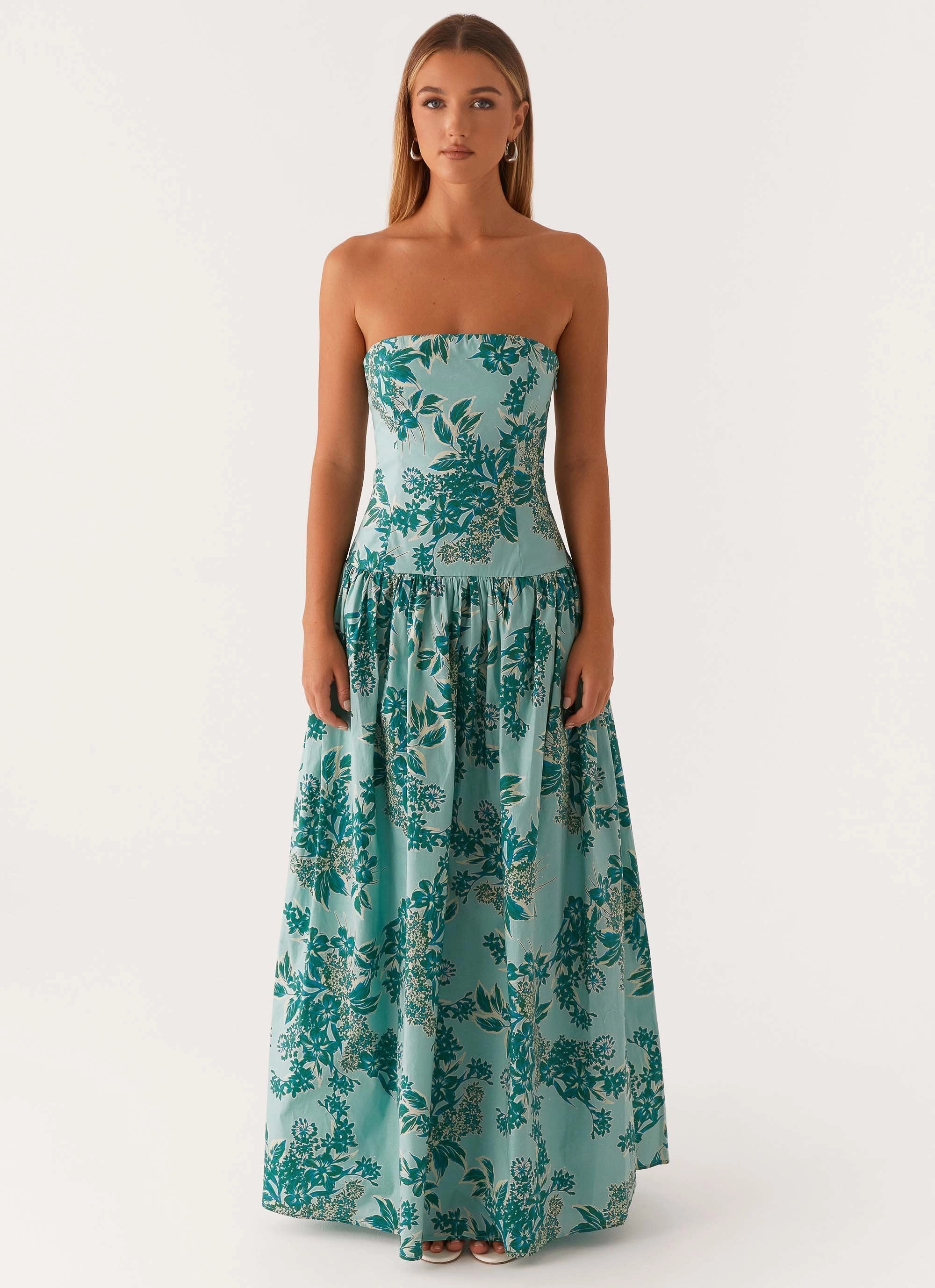 Andorra Maxi Dress - Cloud Nine Floral Smart Style Smart Fashion