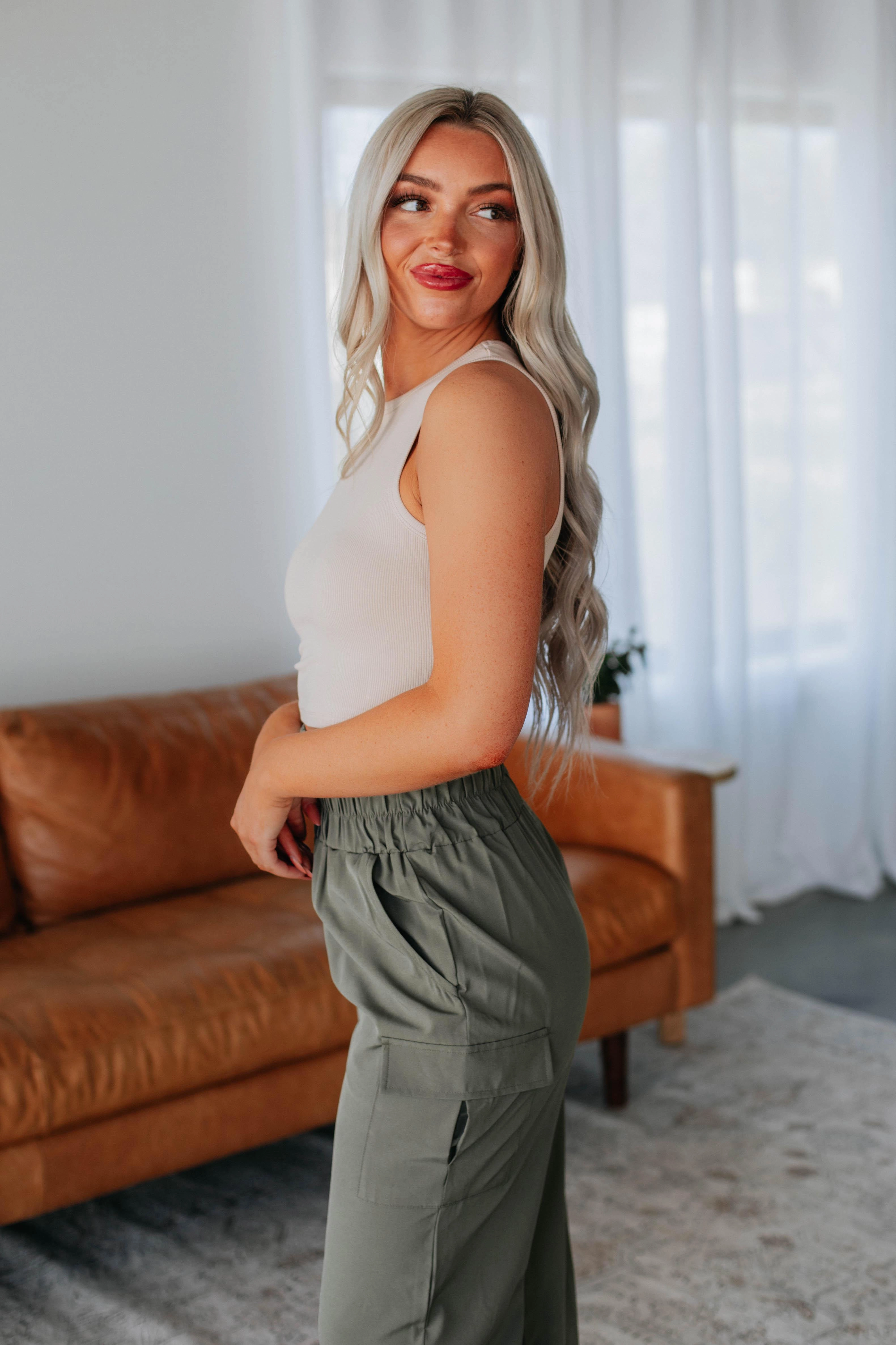 Enhanced Breathability System Anti Odor Treatment Willa Ribbed Tank - Sand