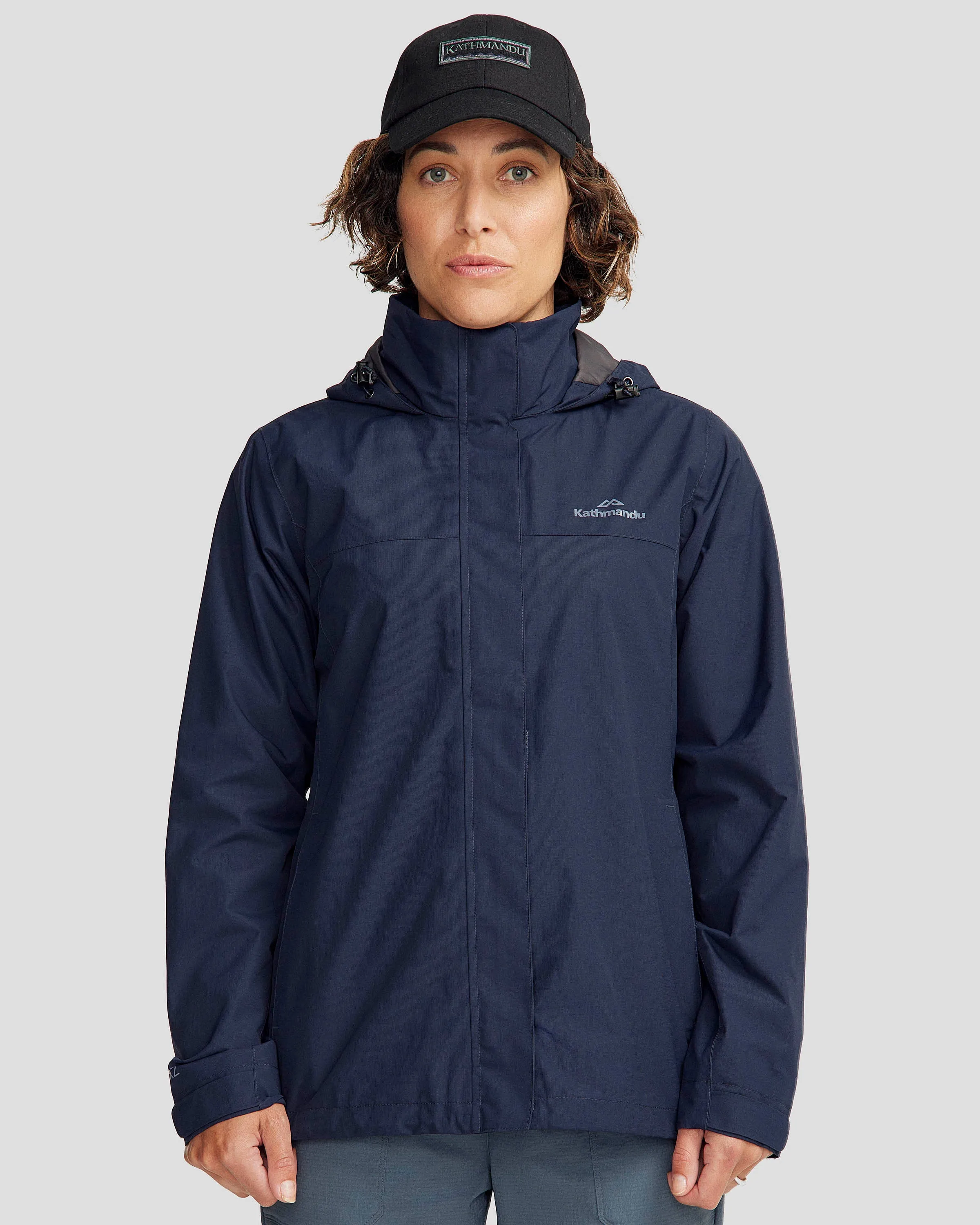 QuickDryFinish Women's Andulo 2-layer Rain Jacket - Pure Navy
