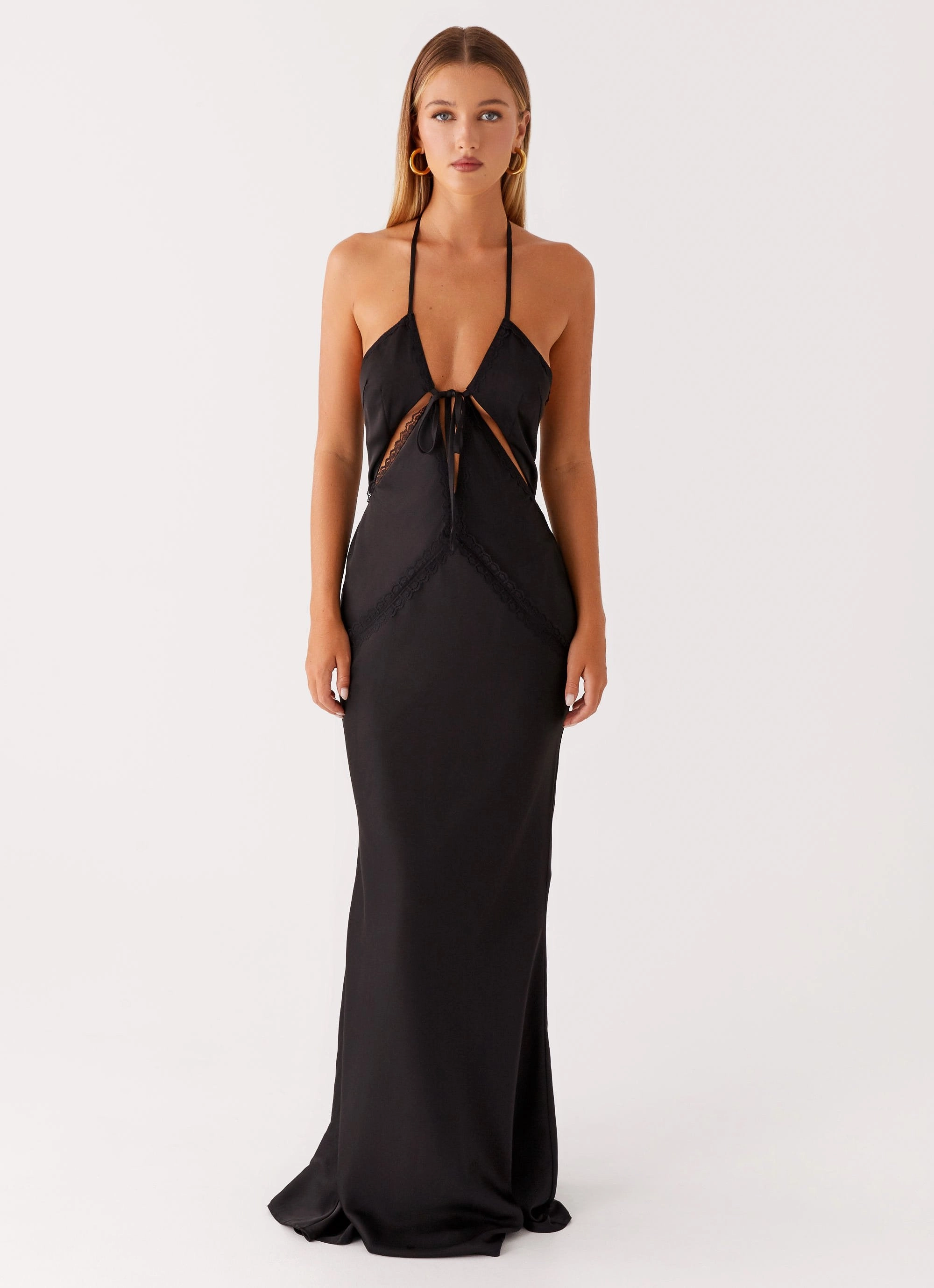 Highway Maxi Dress - Black Brunch Glow Office Tone