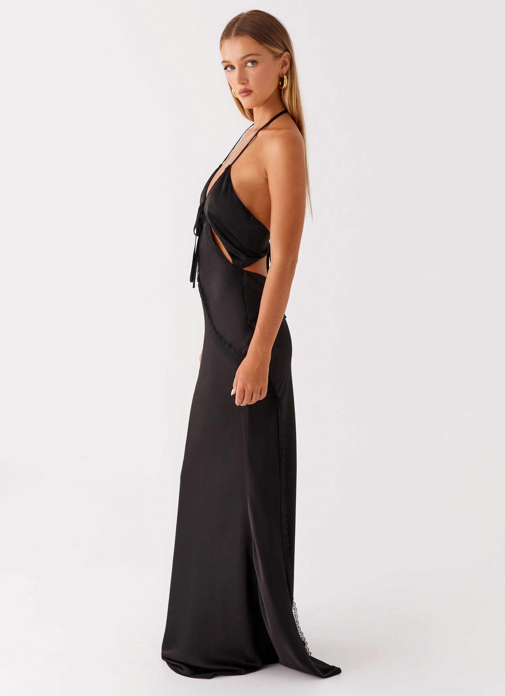Highway Maxi Dress - Black Smart Fit SeamlessConstruction