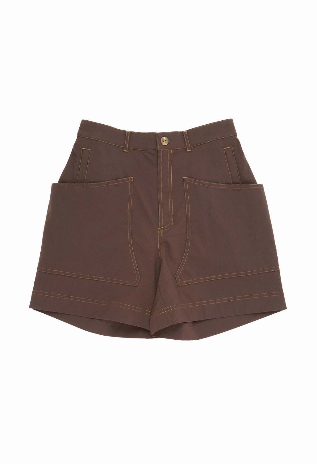 Moisture Wicking Fabric Hikerkind Women's 8 Pocket Shorts 01 - Garnet