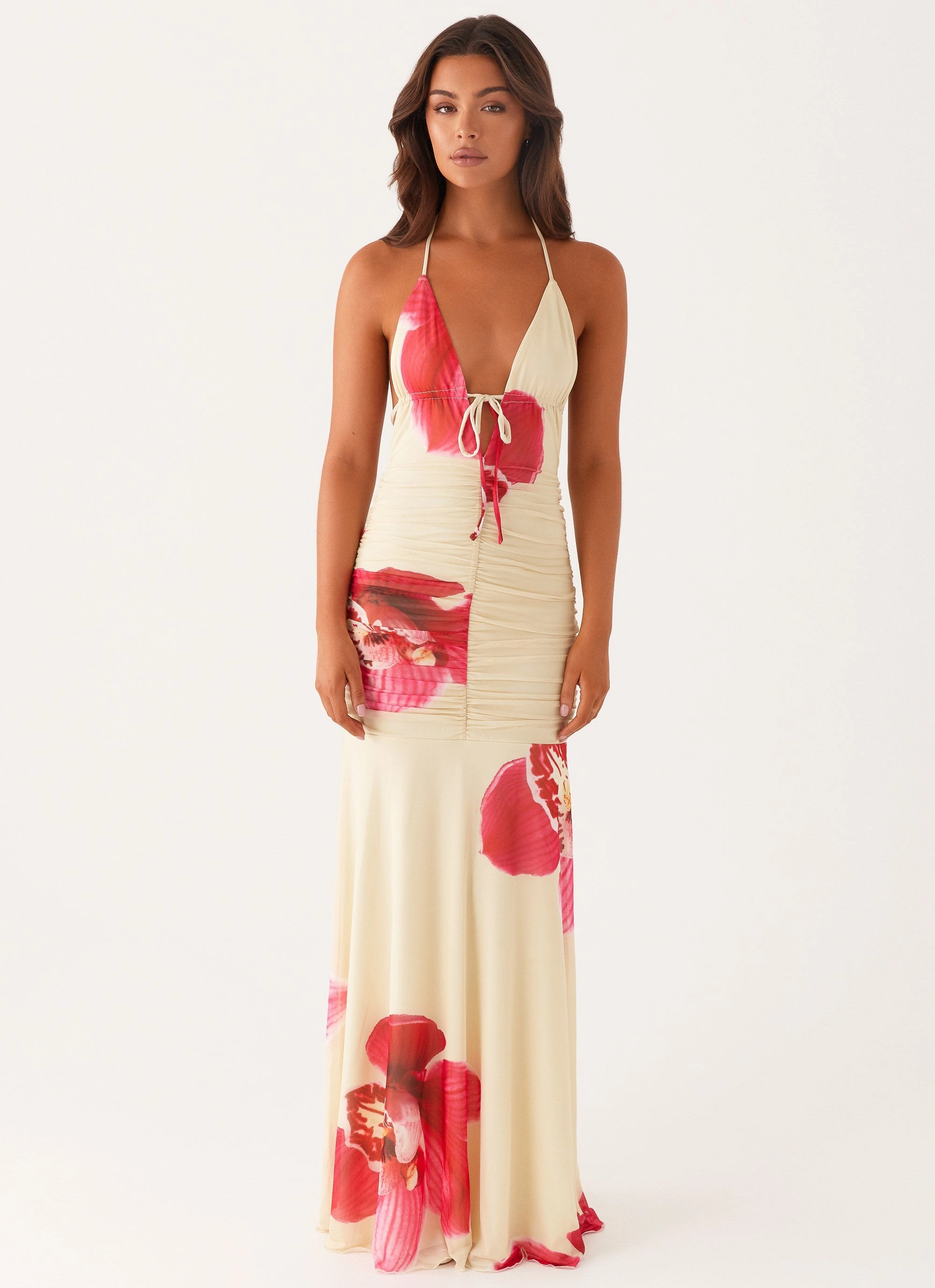 New York Hollywood Maxi Dress - Orchid Yellow