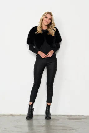 Holmes and Fallon - HF2456 Faux Fur Bolero DurableStitching Temperature Balancing Layer