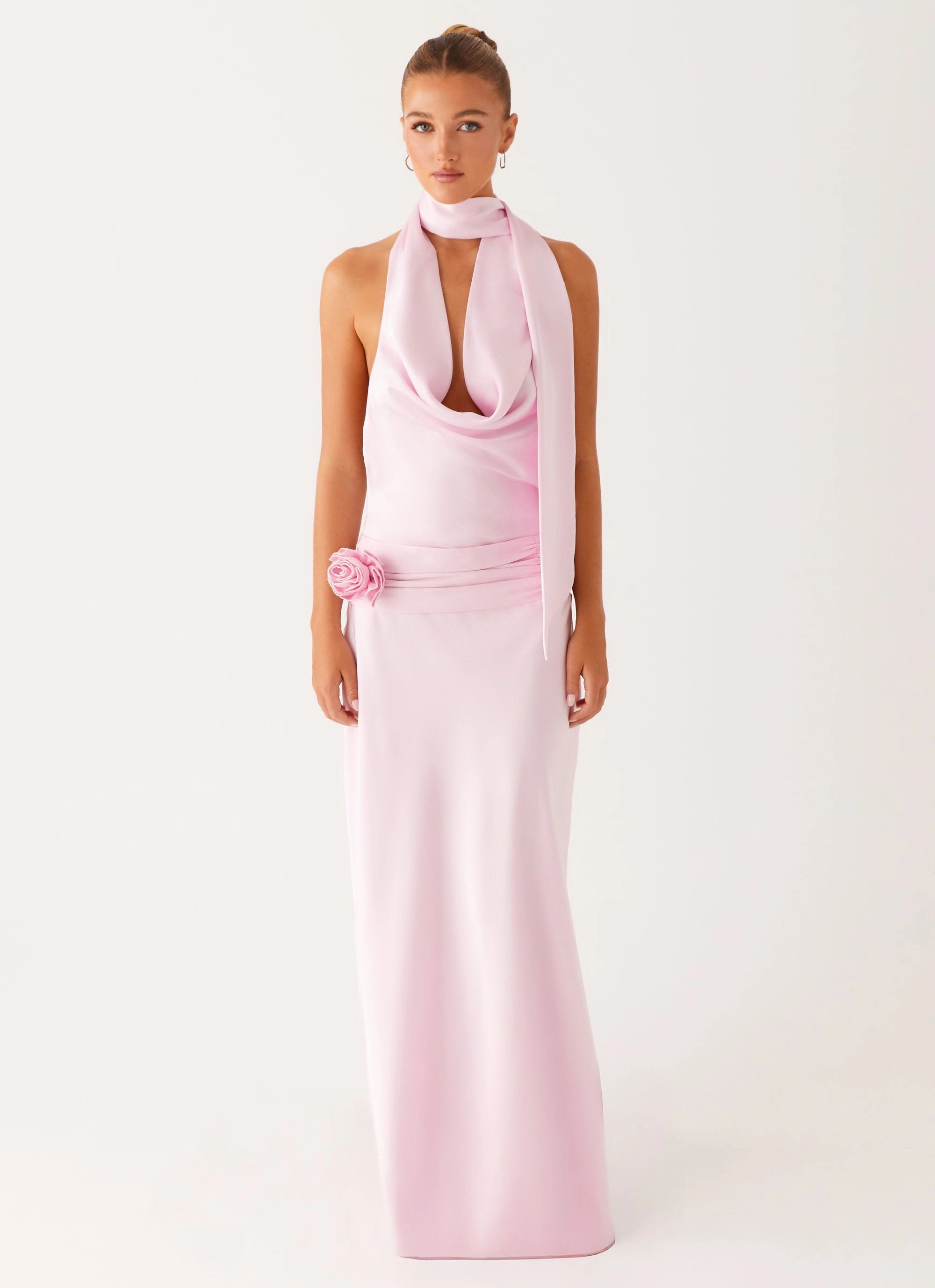 Imani Maxi Dress - Pink Breeze Grace Sporty Comfort