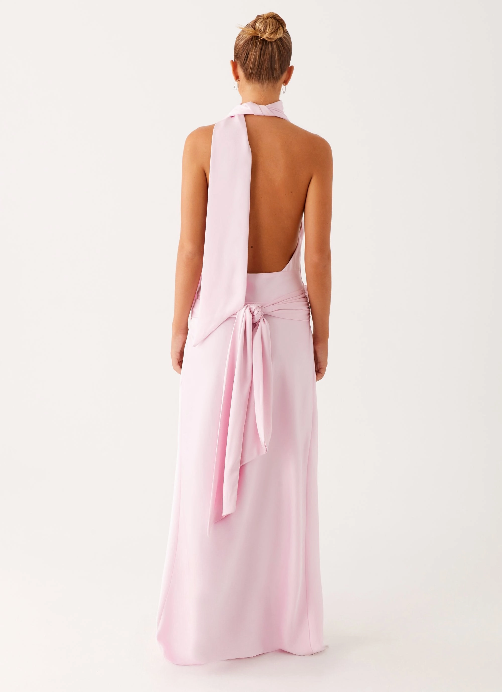 Imani Maxi Dress - Pink Shine Skin