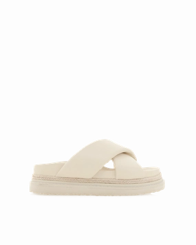 Leisure Life Sandal Pads ARABEL WIDE FIT - BONE