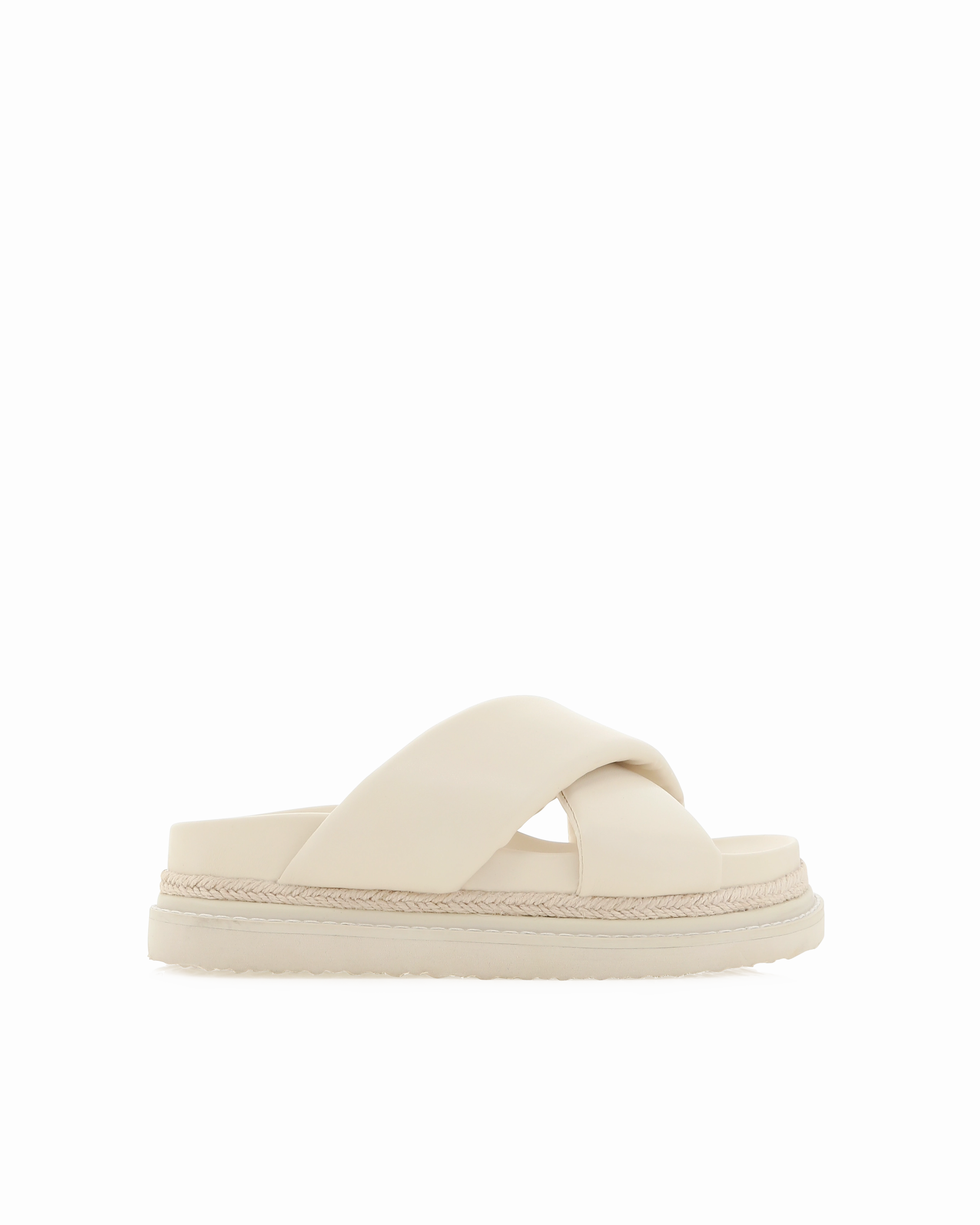 Leisure Life Sandal Pads ARABEL WIDE FIT - BONE