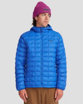Men's Heli Insulated Hooded Jacket - Peak Blue Autumn Layers Easy Fit