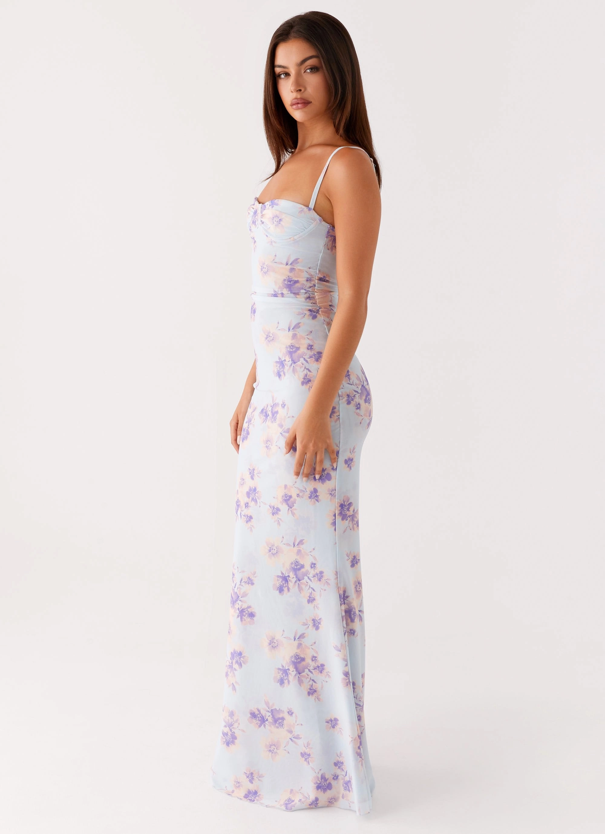 Impress Maxi Dress - Print Cloud Light Coffee Break
