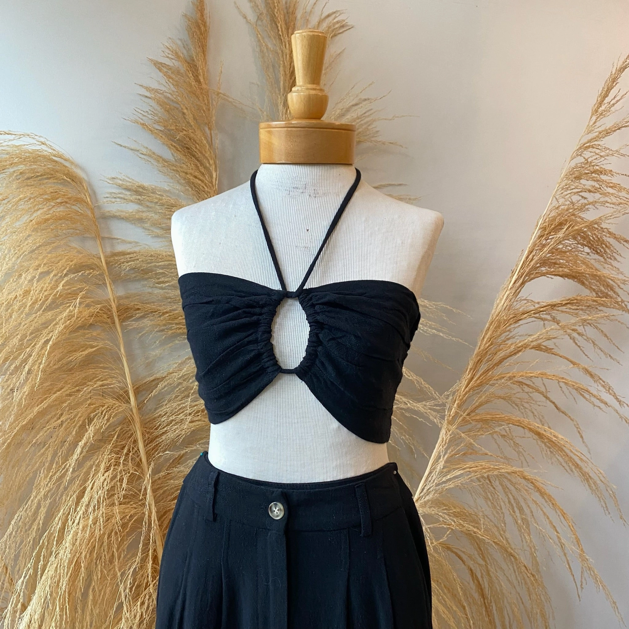 hand - washable clothing ISADORA Halter Bra Top