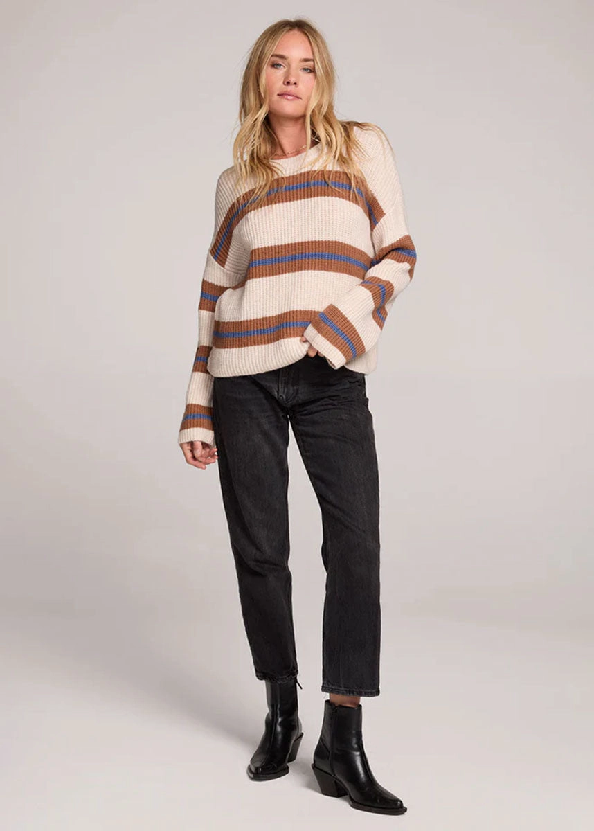Breathable Textured Fabric Jane Sweater - Natural
