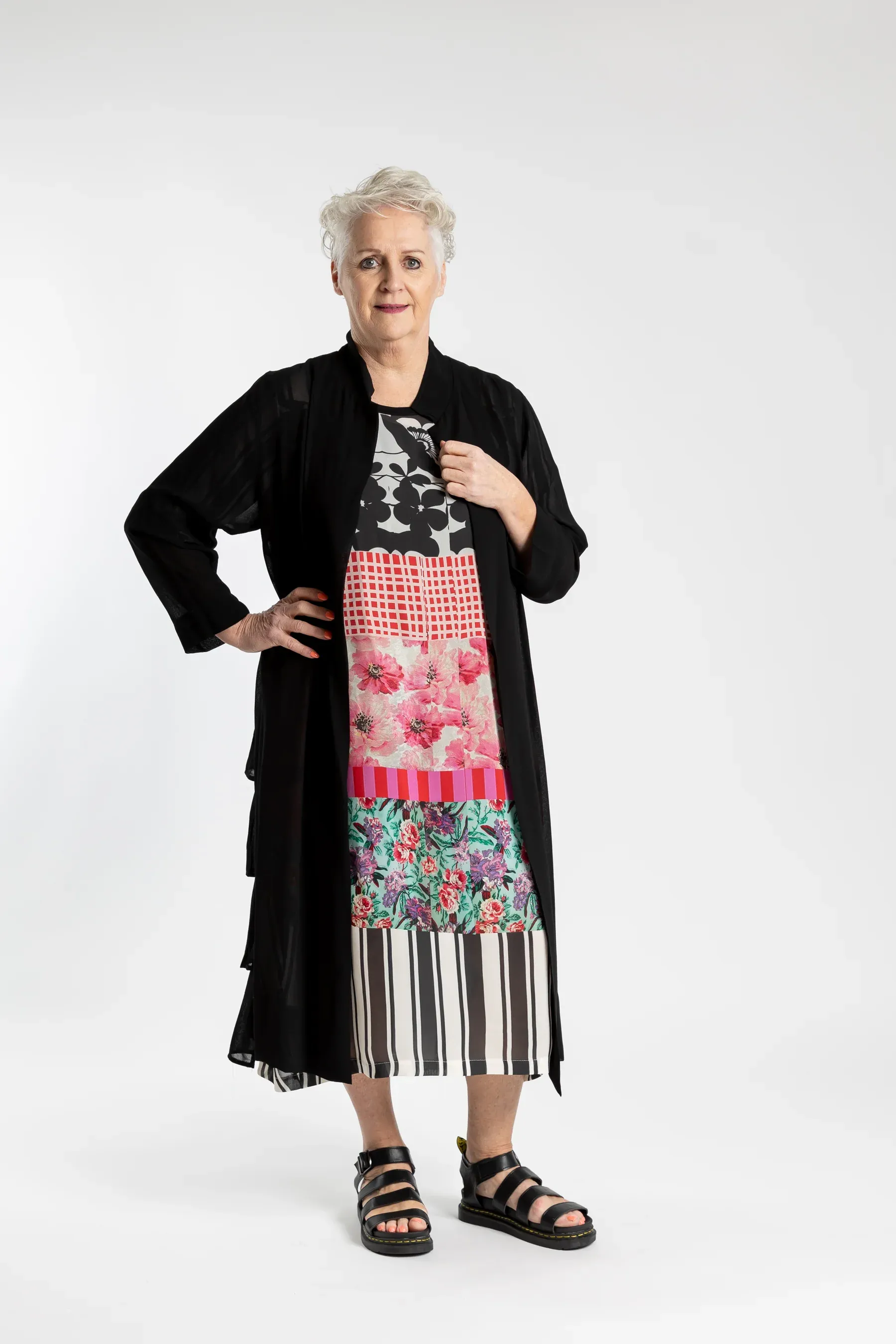 Jellicoe - JS24-26 Frilled Back Duster Matte Surface Texture