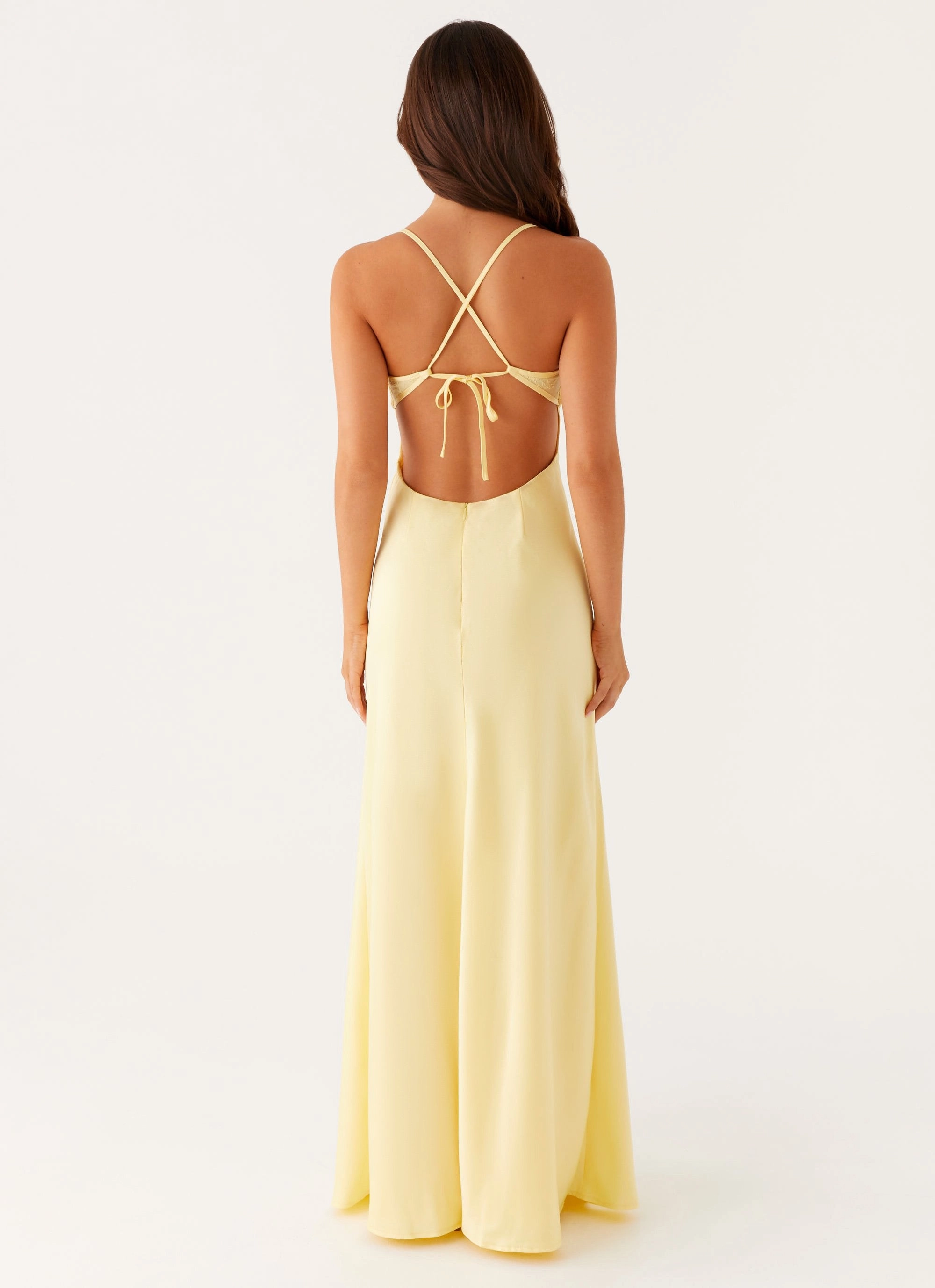 Joanie Maxi Dress - Yellow Night Party