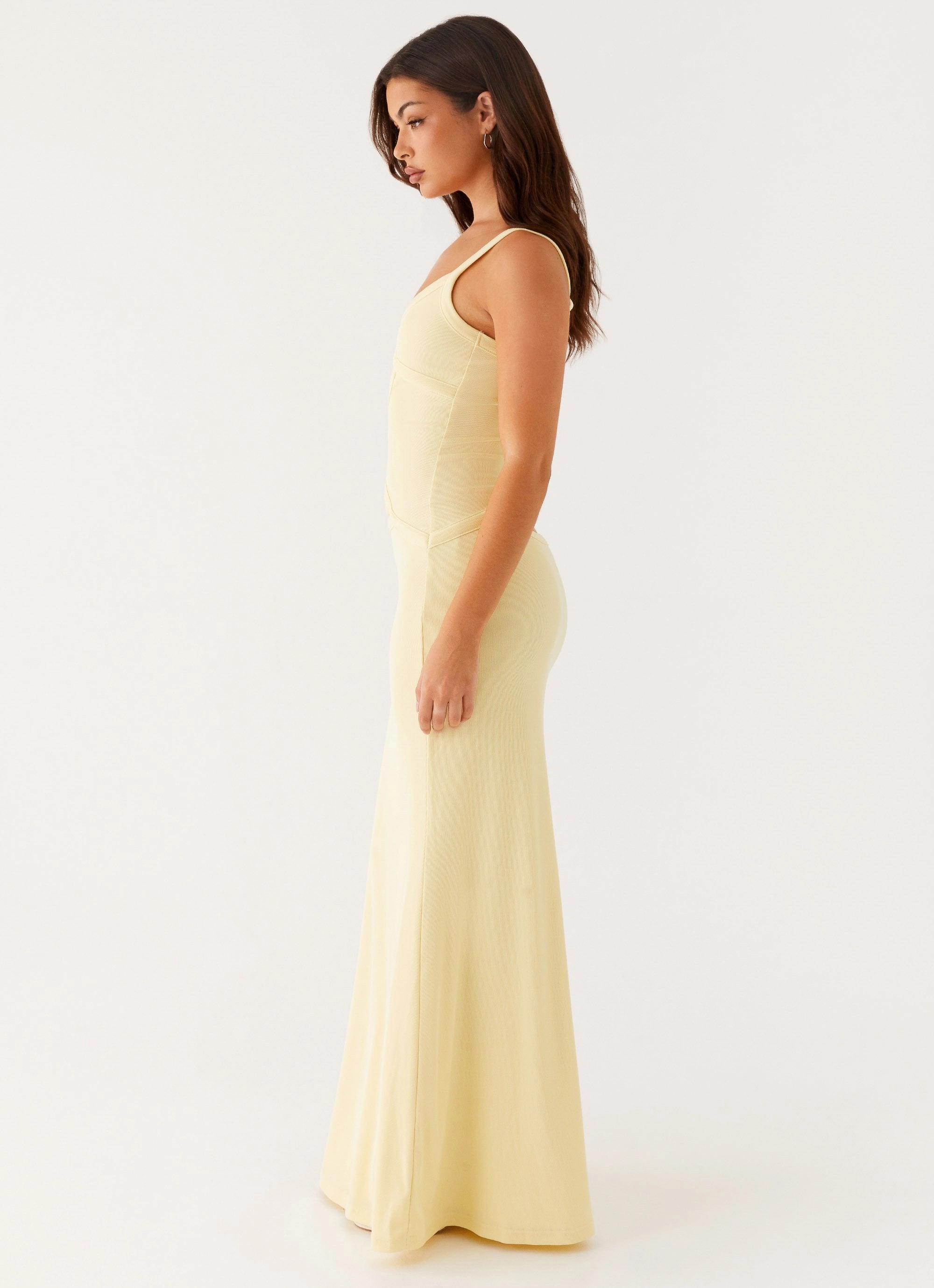 Urban Minimalism Jocelyn Maxi Dress - Yellow