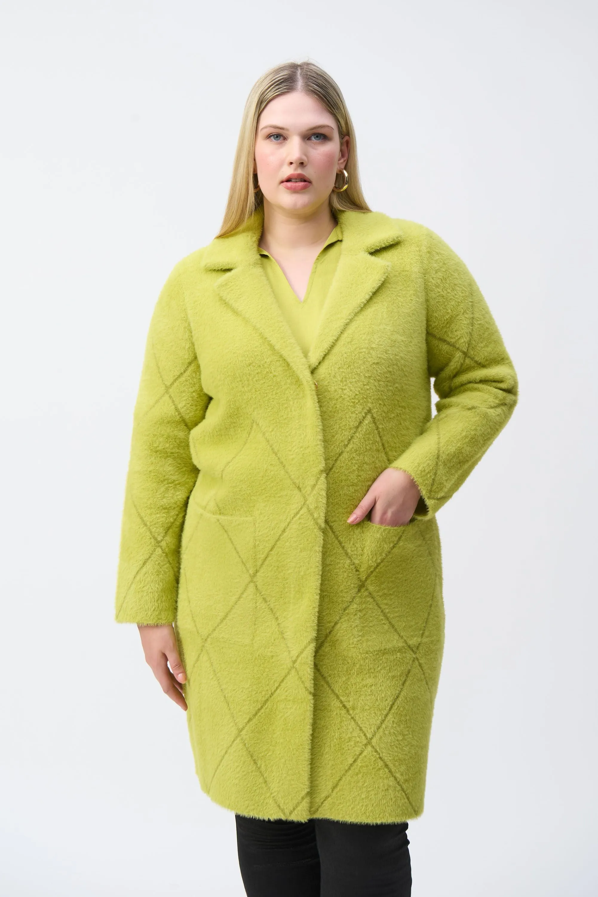 Joseph Ribkoff - 233951F24 Wasabi Coat All Occasion