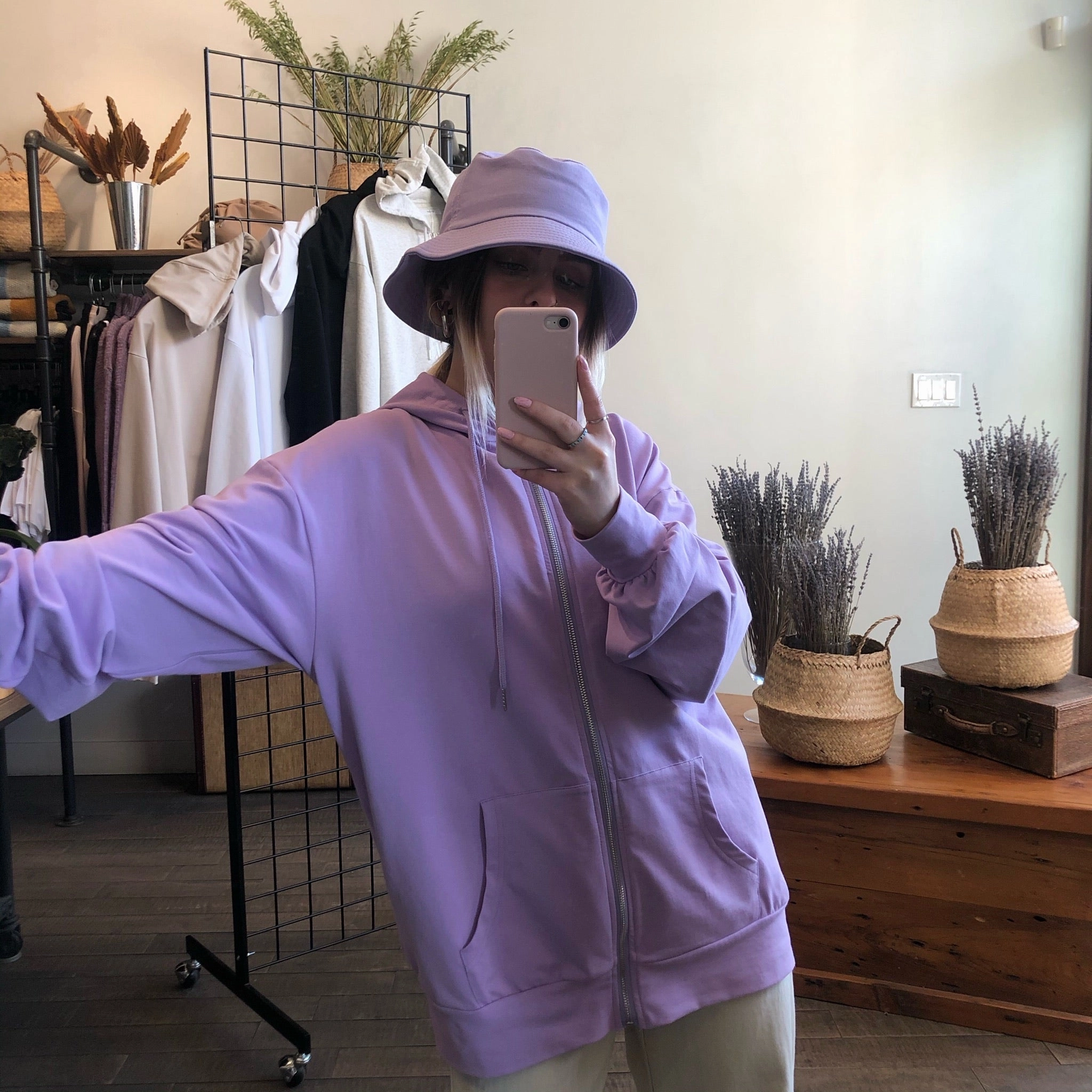 Thermal Lock Stitching Performance Layer Wear KARLIE Zip Hoodie