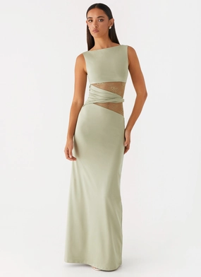 Karma Maxi Dress - Sage City Mood Smart Piece