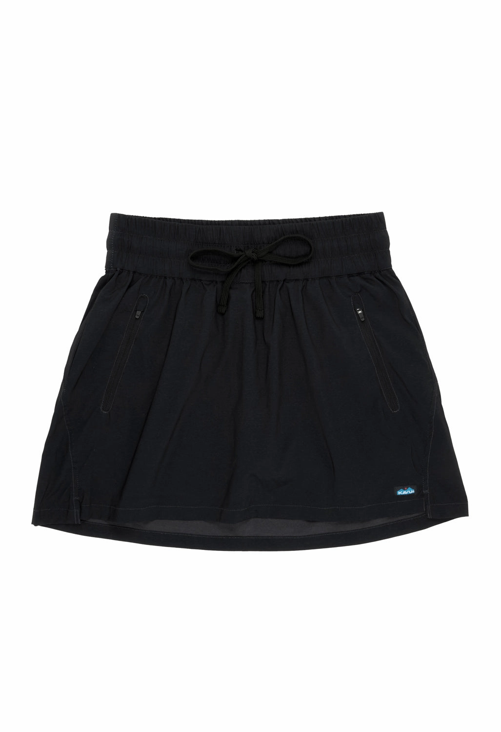 KAVU Women's Just Beachy Skort - Black Breathable Waist