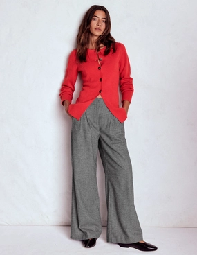 Kensington Wool Trousers-Black and Ivory Puppytooth Temperature Regulating Fabric