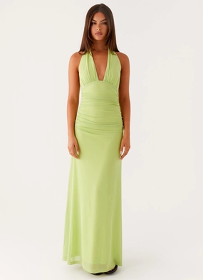 All Layer Air Layer Kerrie Maxi Dress - Lime