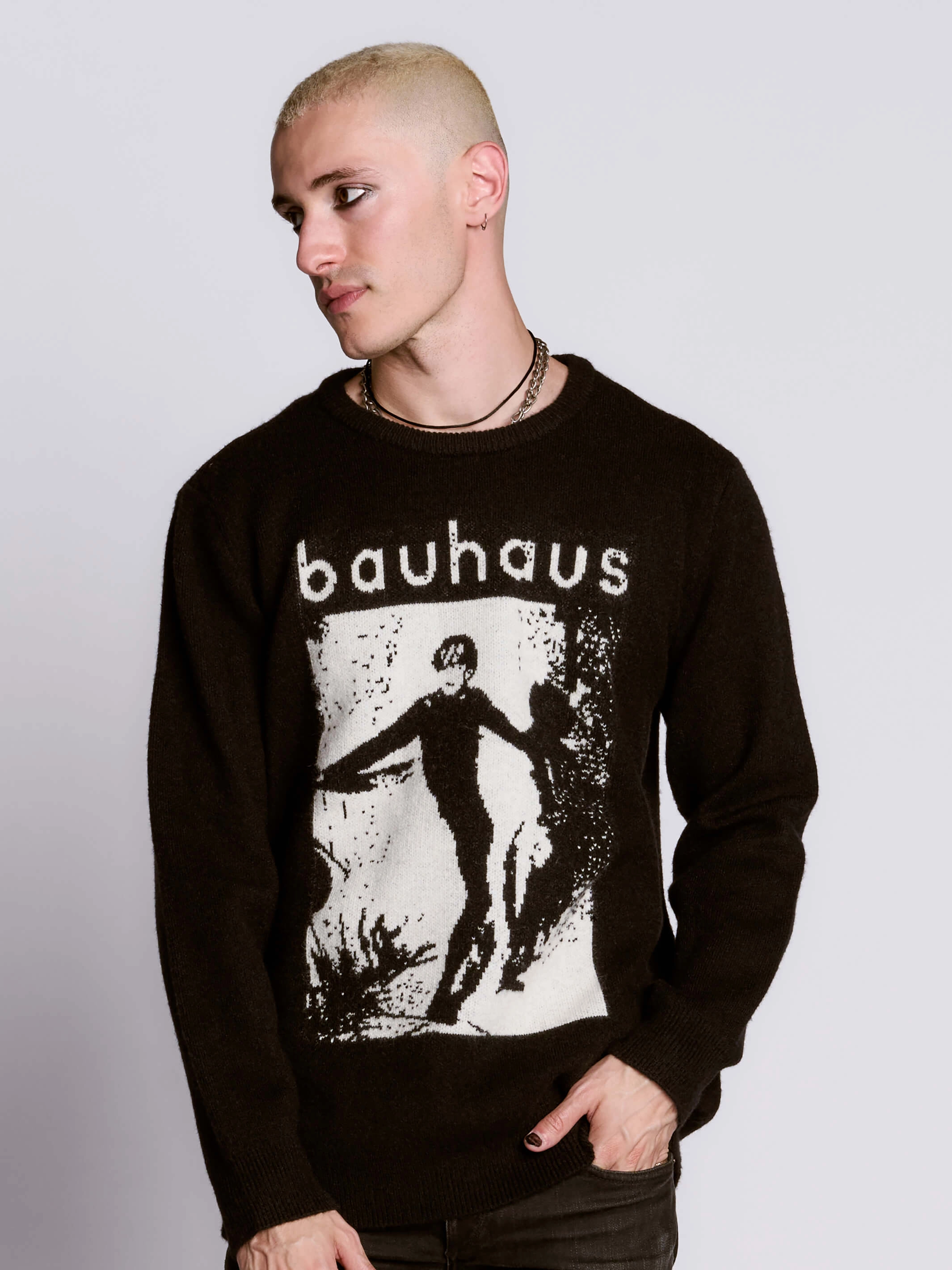 Non Restrictive Cut slim fit Bauhaus Undead Sweater
