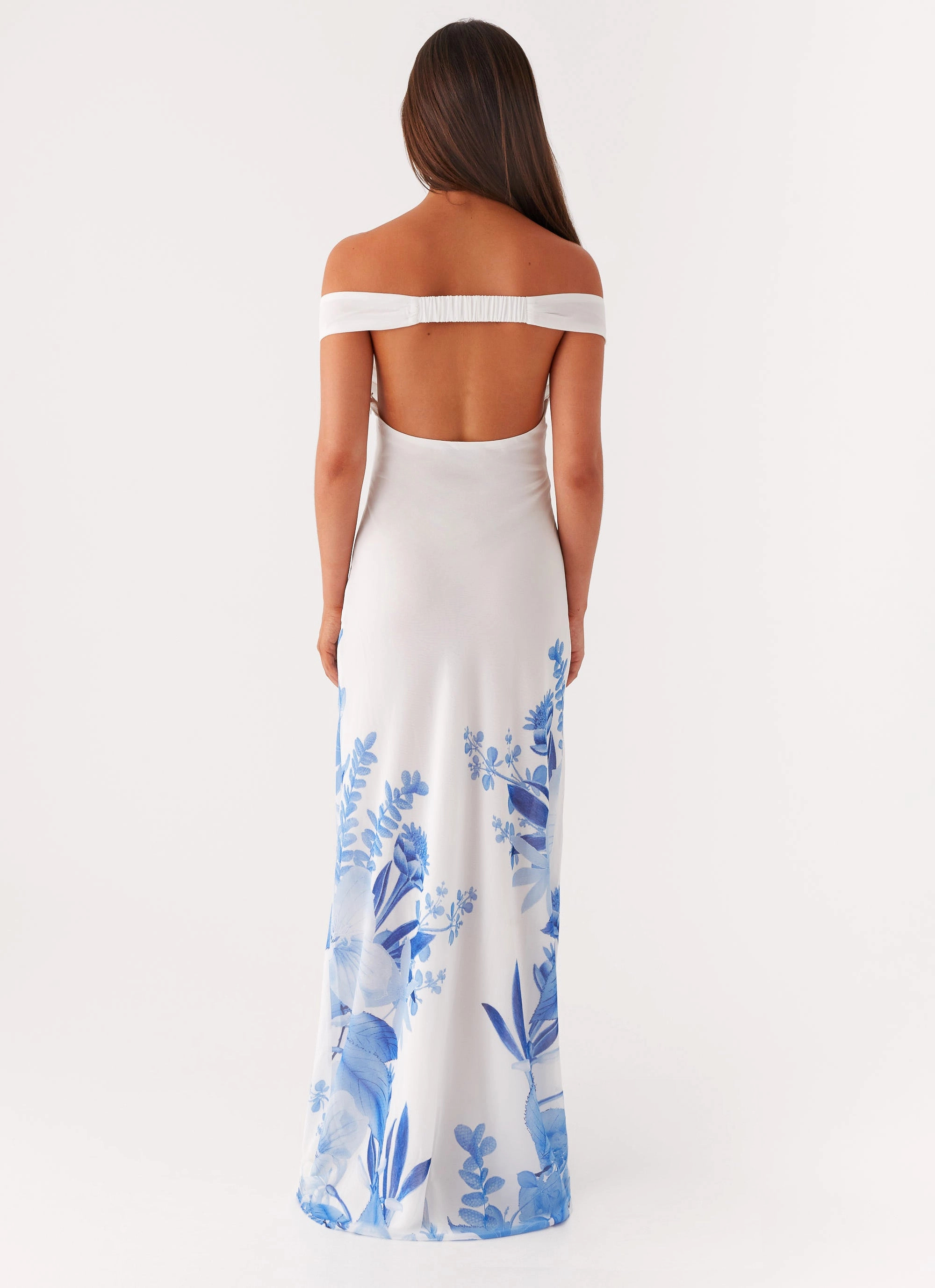Simple Ease Bold Movement Krissa Maxi Dress - Blue Floral