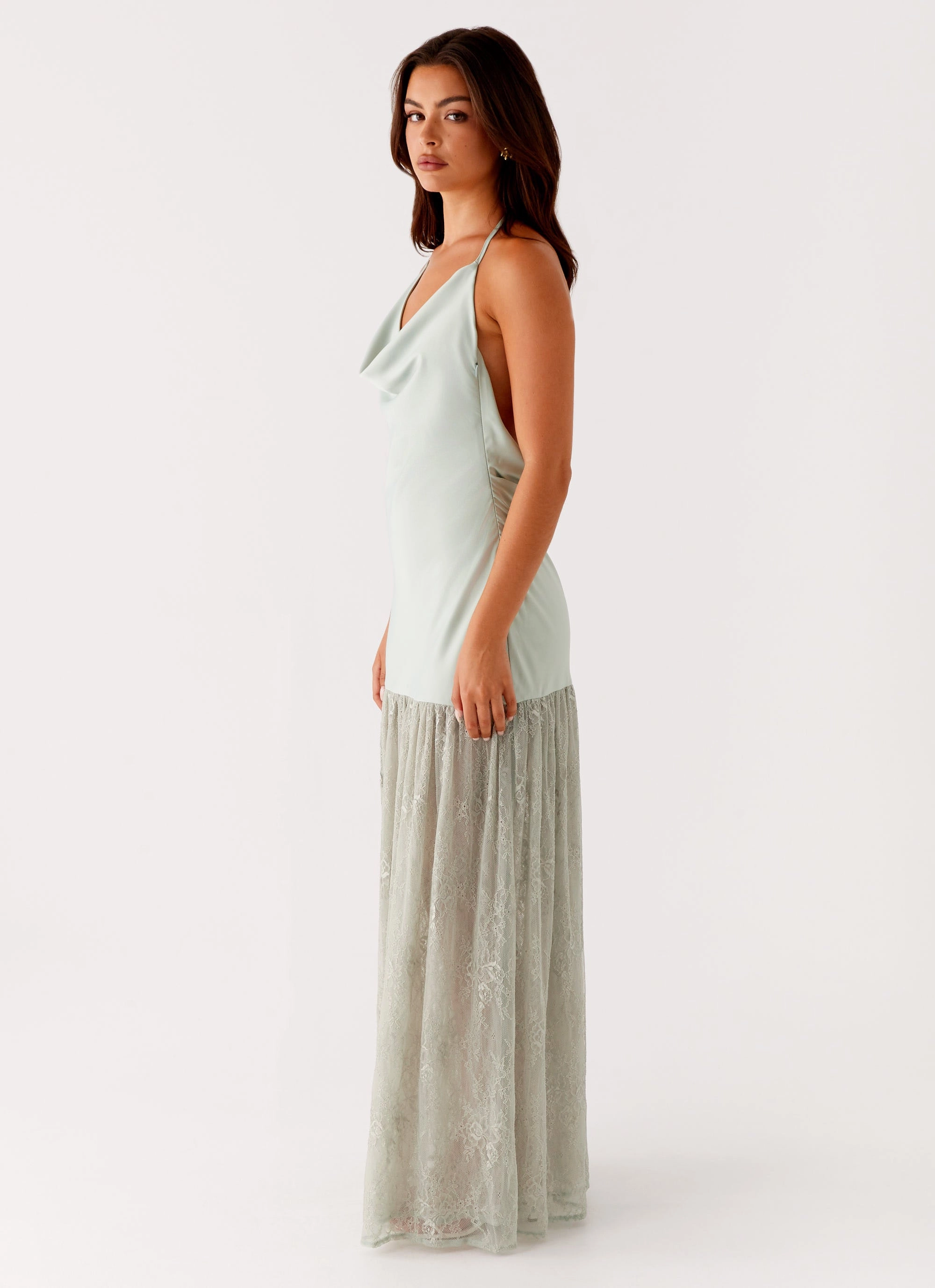 Soft and Light FadeResistantColor Kylie Maxi Dress - Sage
