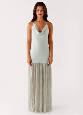 Casual Waist Casual Silhouette Kylie Maxi Dress - Sage