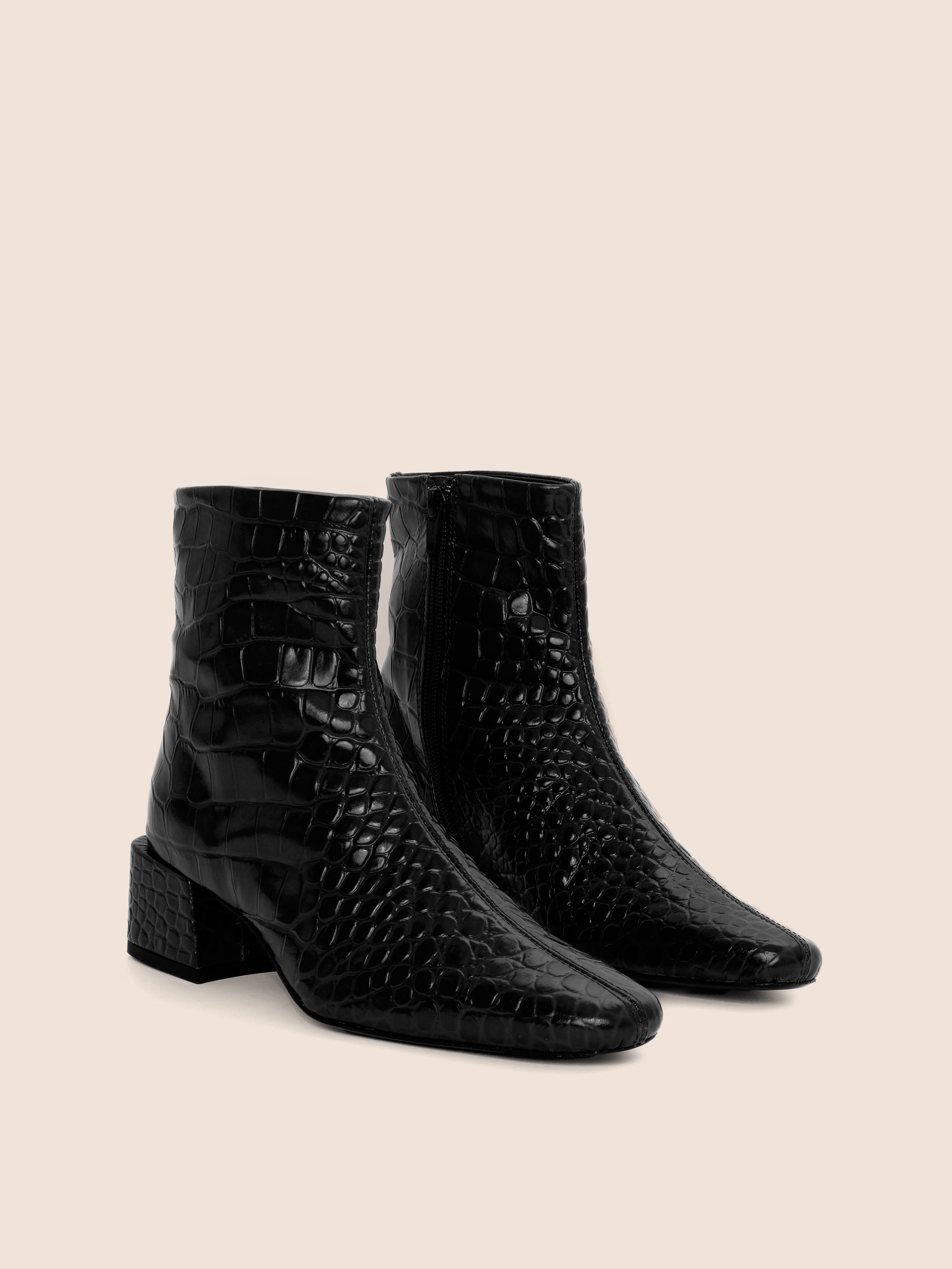 Festival Ground Lisboa Black Croco Boot