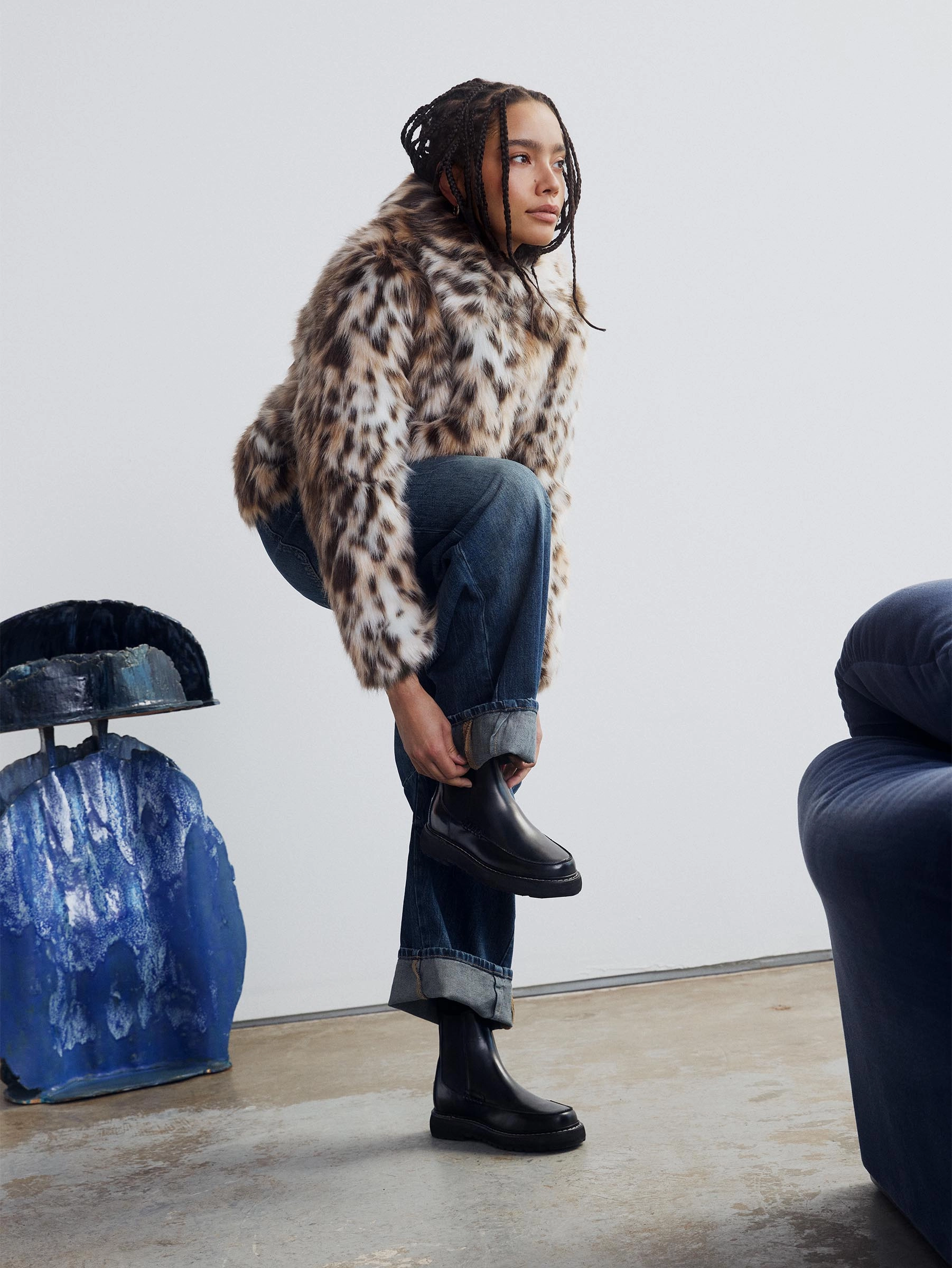 Outdoor Tested Lagoa Black Brushed Unlined Boot