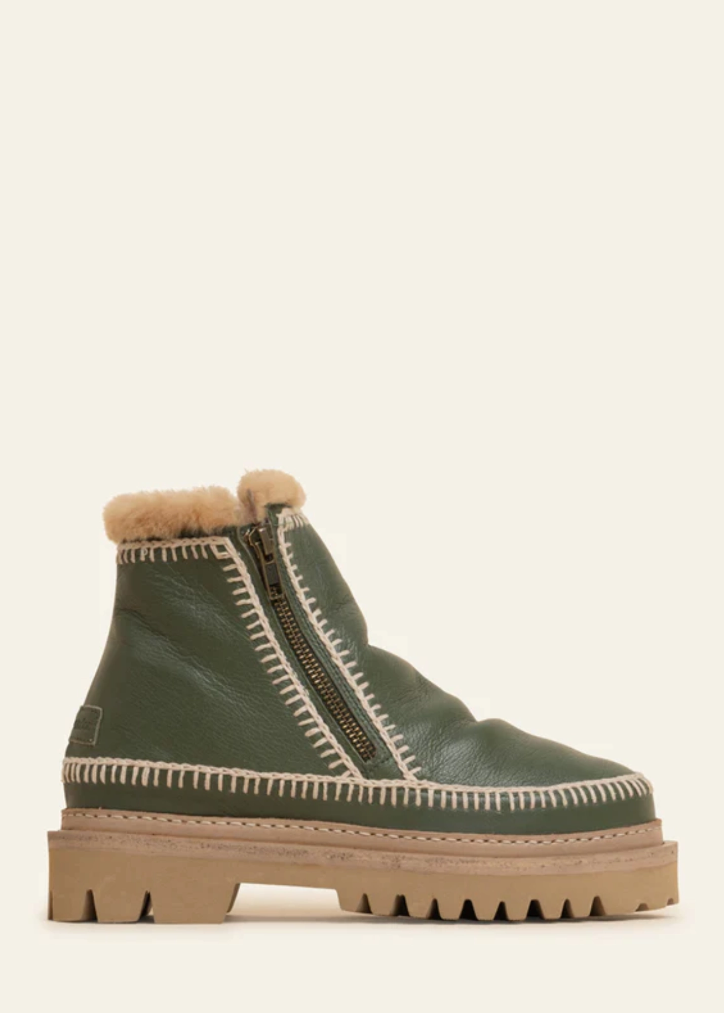 Laidback London Setsu 3.0. Crochet Ankle Boot Snow Storm