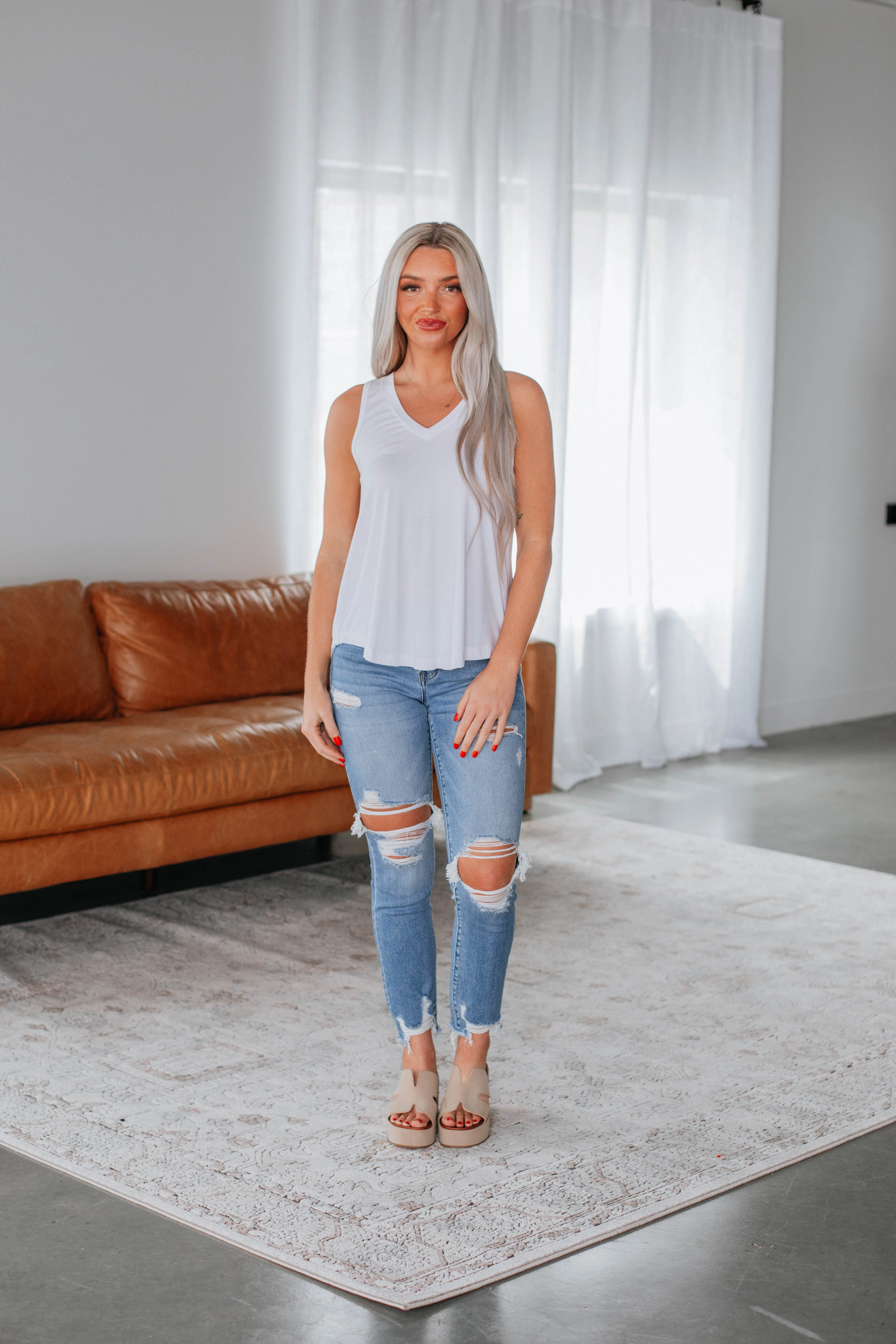 dry environment Teyana Tank - Ivory