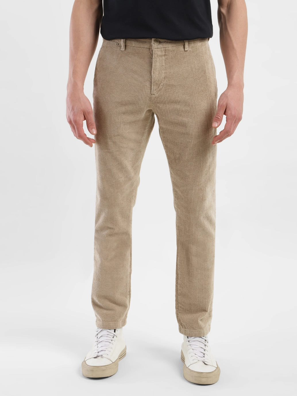 Men's Khaki Slim Fit Chinos ReinforcedSeams Daily Motion