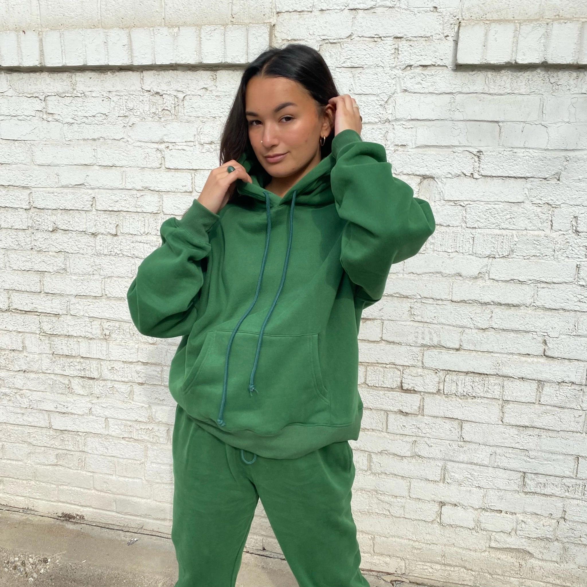 WAS HIS Hoodie Thermal Locking Yarn