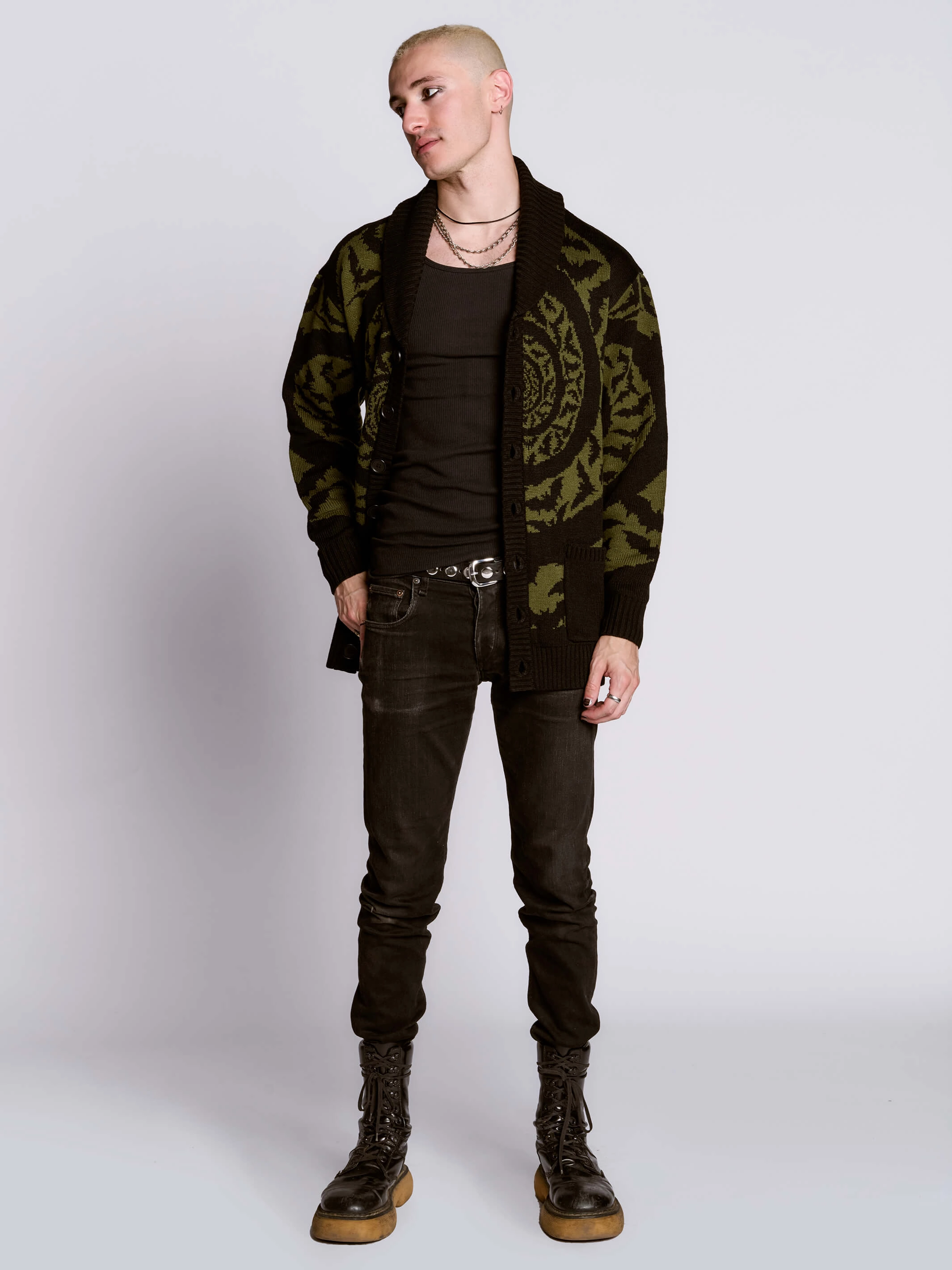 Compression Fit Technology Hypnotic Bat Cardigan