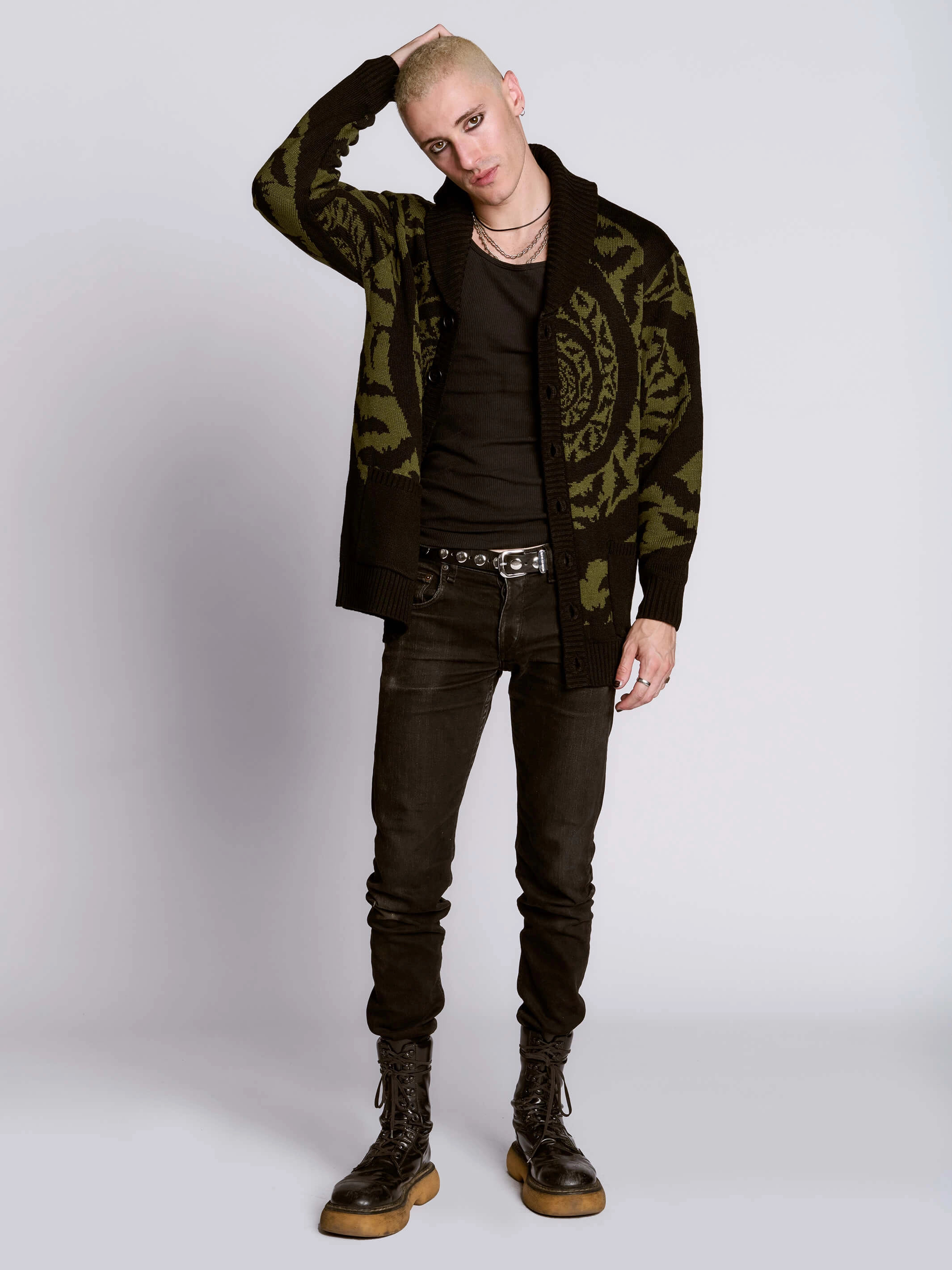 Hypnotic Bat Cardigan Cozy Design Fit Perfect Knit