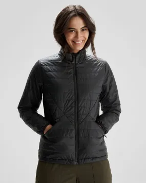 Stylish Outer Layer Quick Dry Coating Women's Heli R Insulated Jacket - Black Stingray