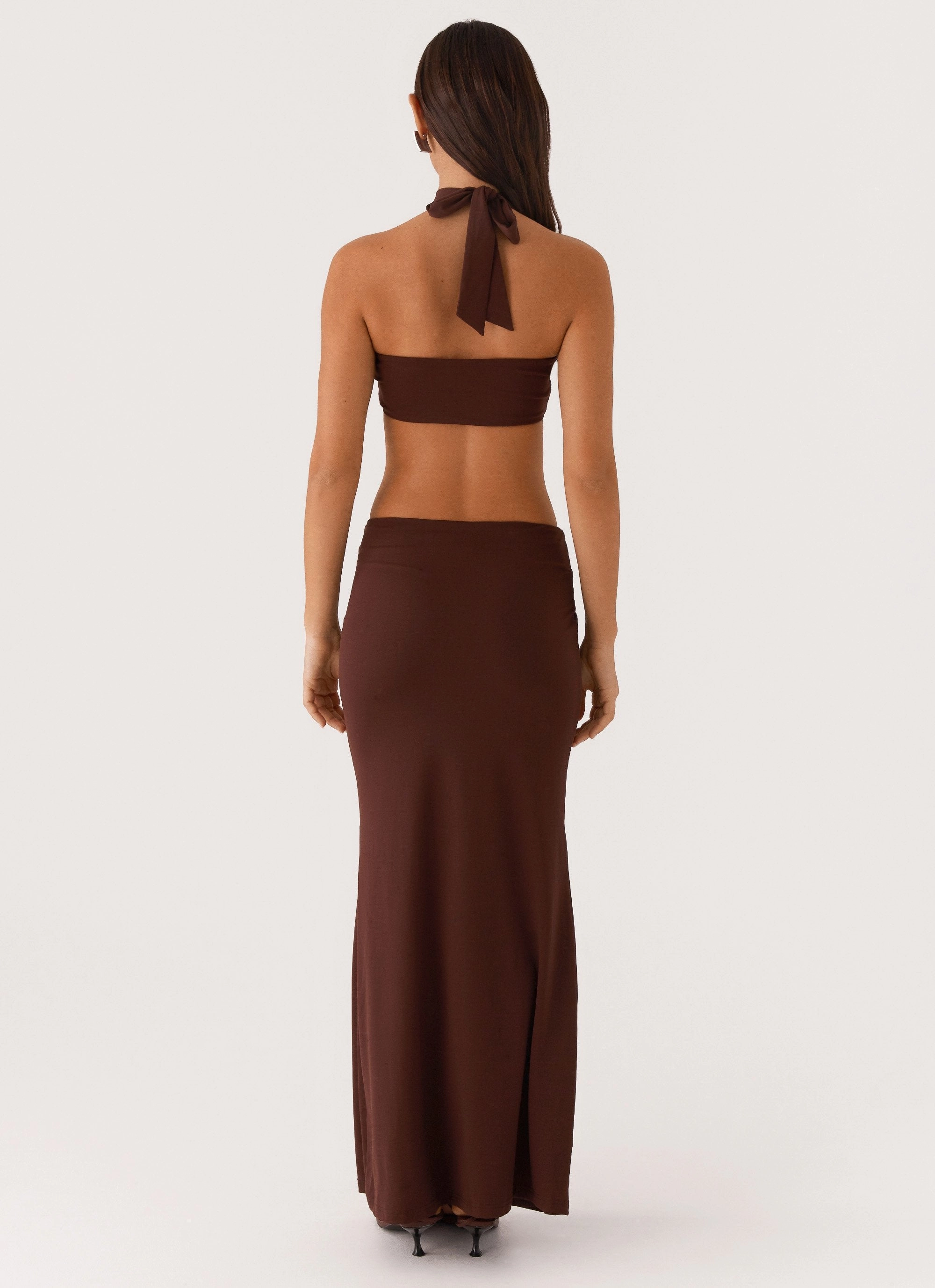 Elinor Maxi Dress - Chocolate Perfect Waist Relaxed Style Wear