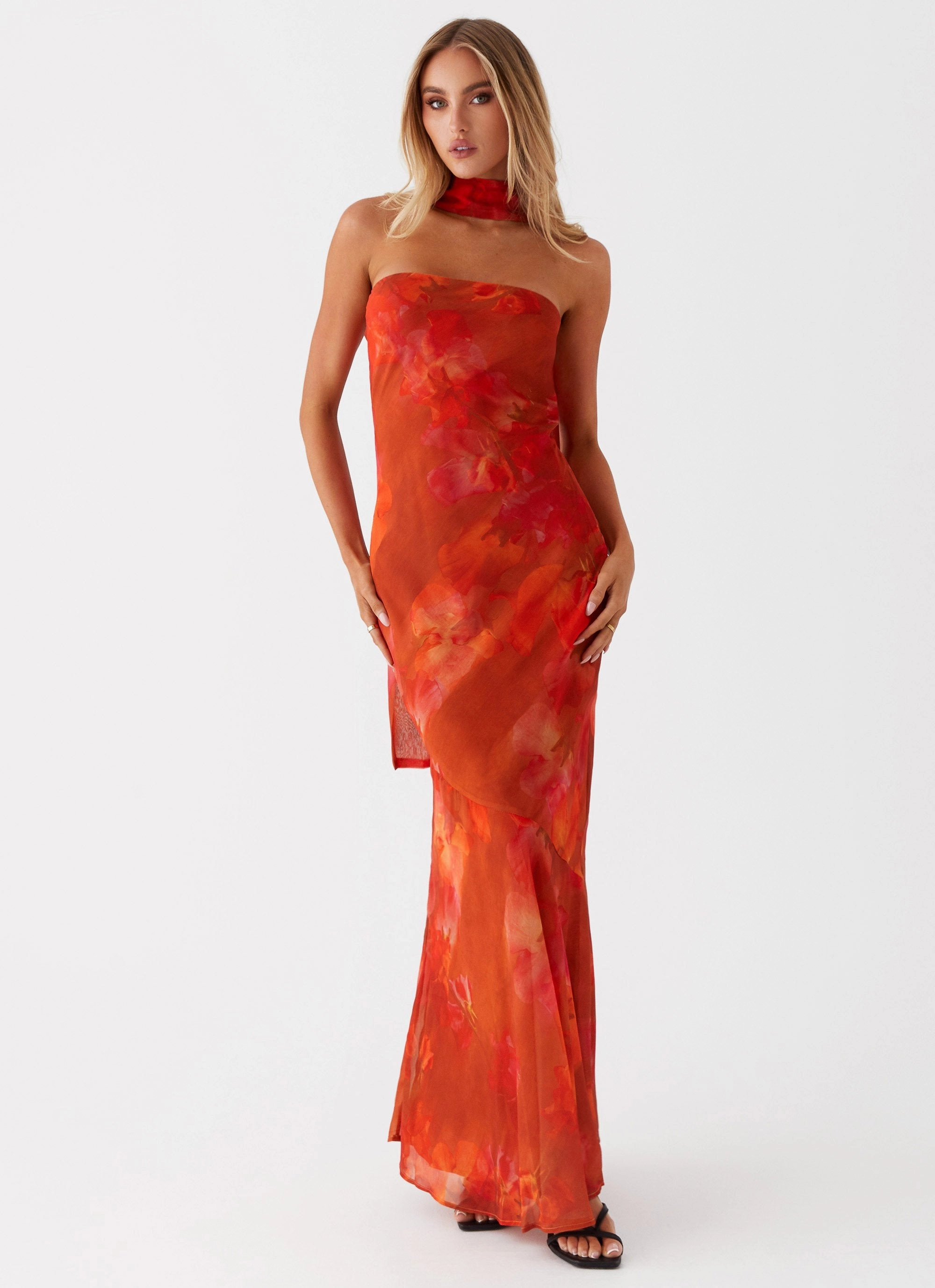 Under The Pagoda Maxi Dress - Amber budget-friendly Climate-Adaptive