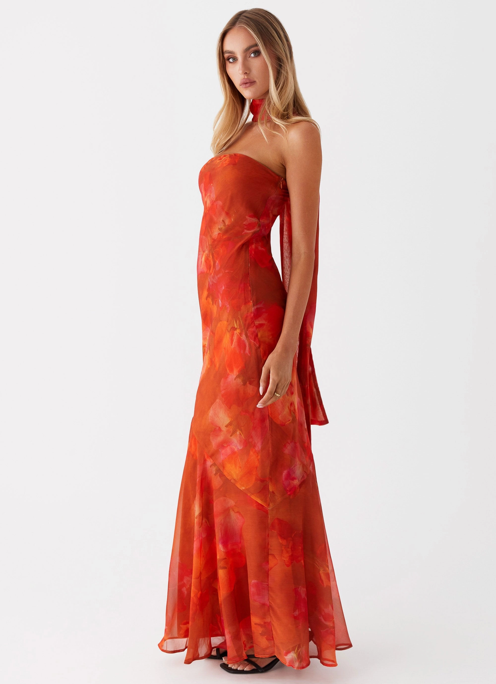 Under The Pagoda Maxi Dress - Amber Casual Comfort Wear