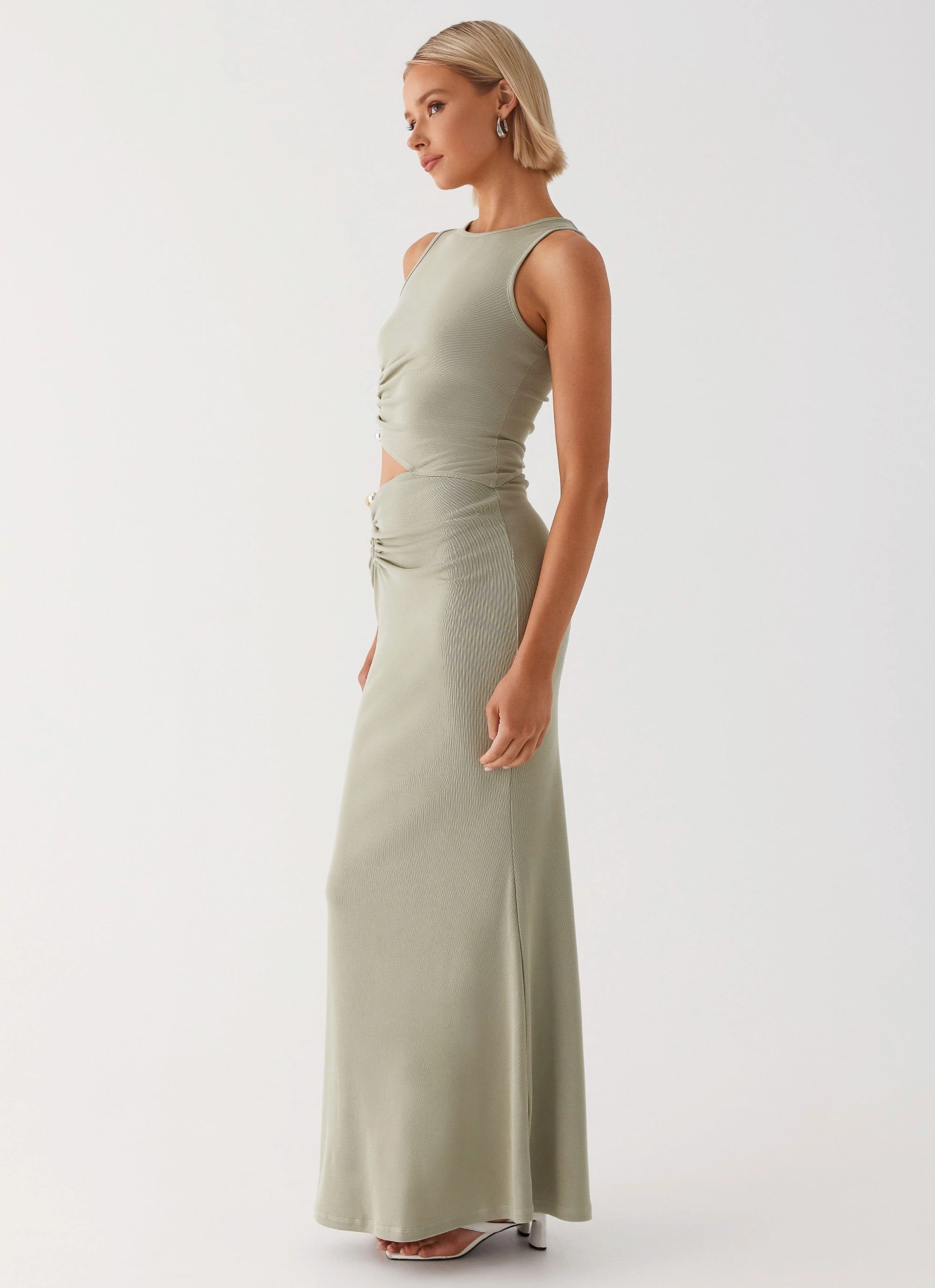 Silky Mood Lennox Maxi Dress - Sage