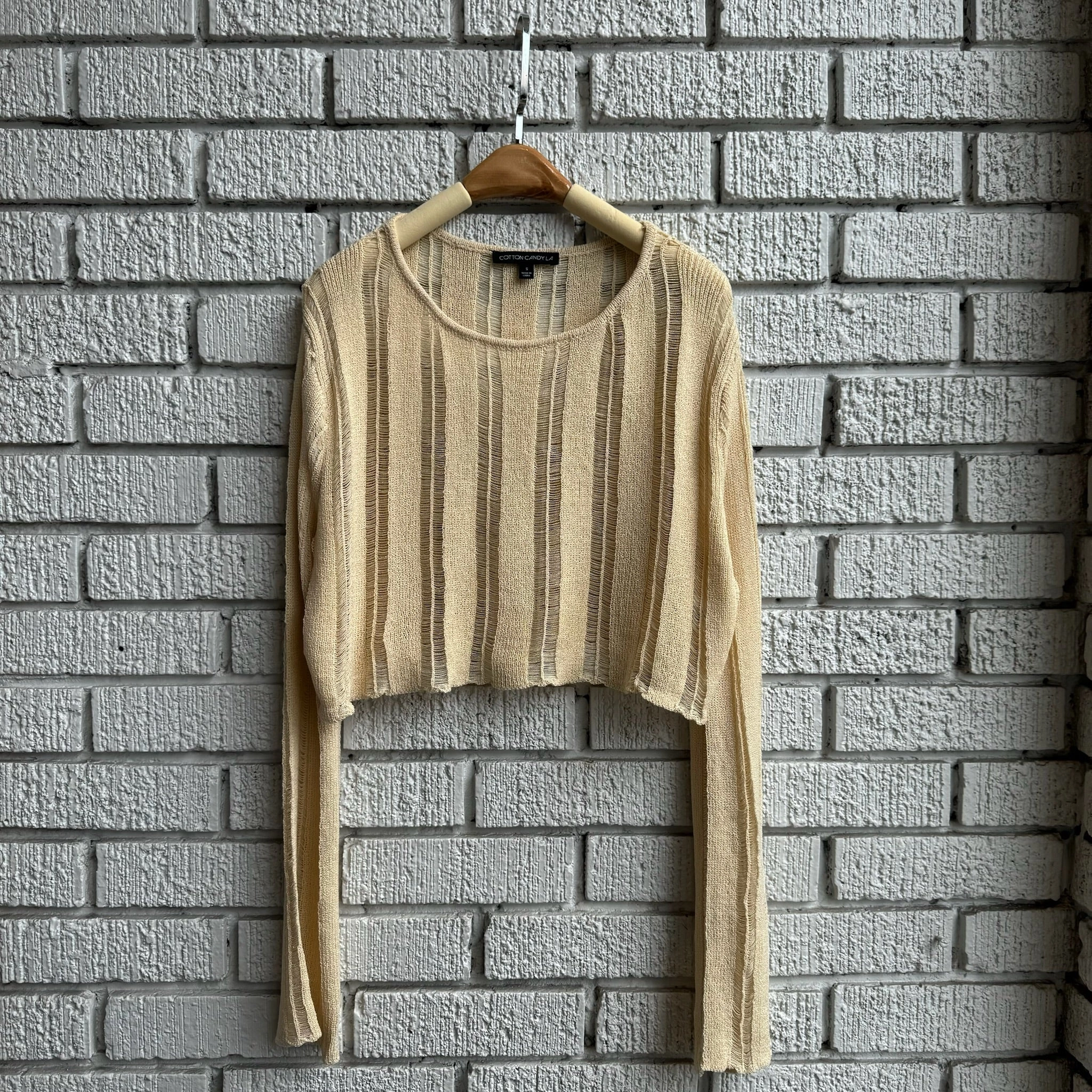 LEONA Loose Knit Sweater Soft Touch Recycled Yarn