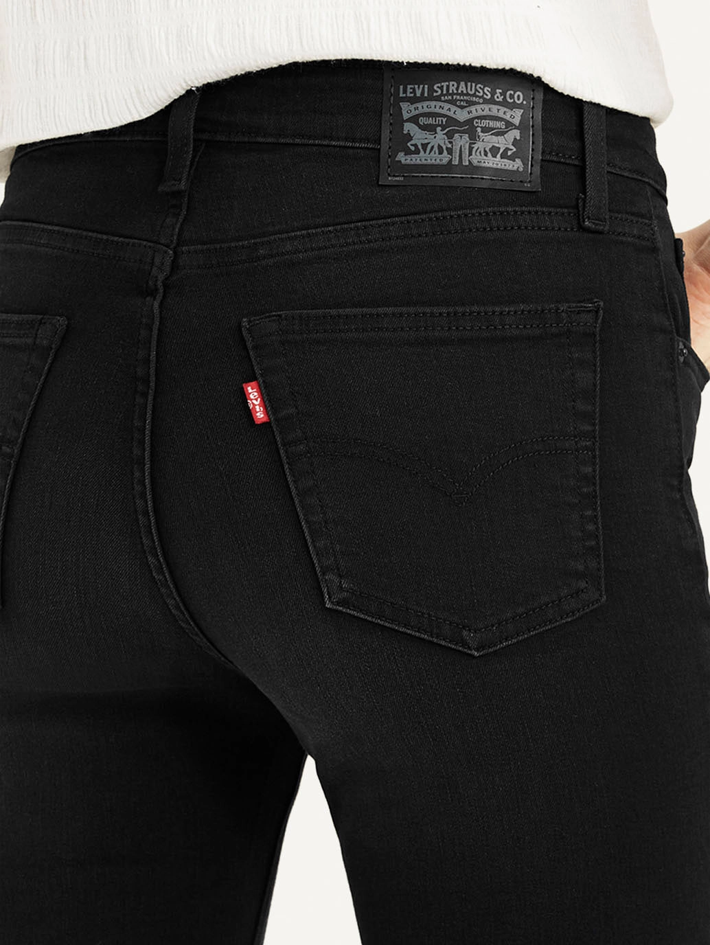 Elegant Urban Explorer Athlete Fit Traveler Gear Nature Lover Night Out Women's 726 Black Flared Fit High Rise Jeans