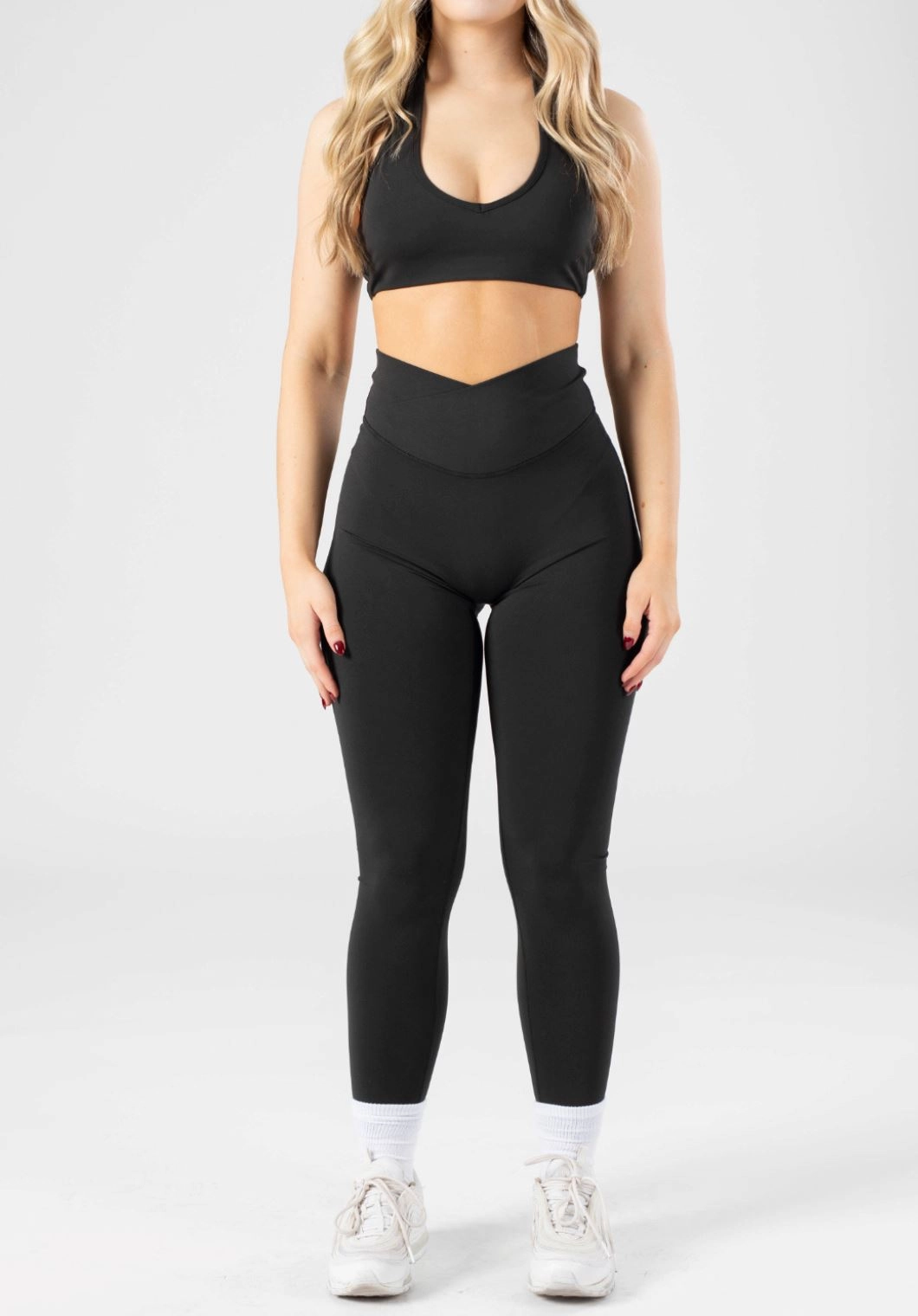 Casual Fit Anti Odor Evening Walk Reluna Crossover Sculptseam? Legging Black