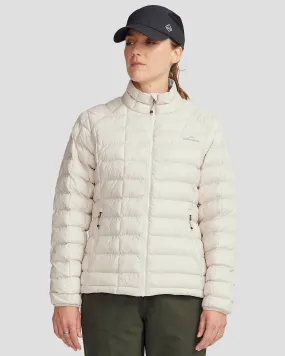 Women's Heli Insulated Jacket - Shroom Full Length Zipper Closure