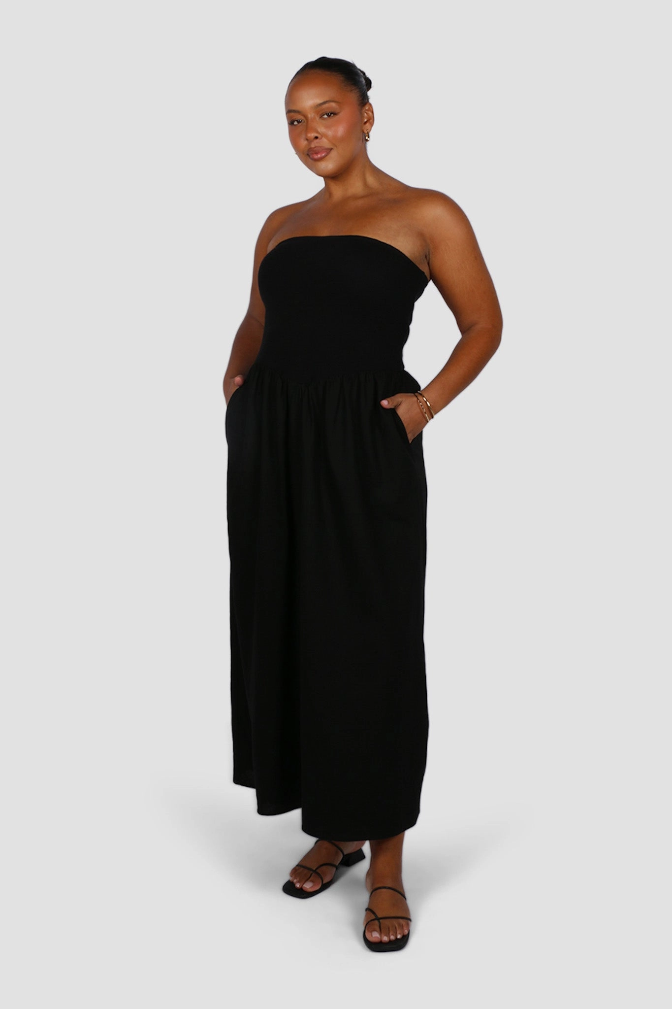 Tailored Cut VELLA DRESS BLACK