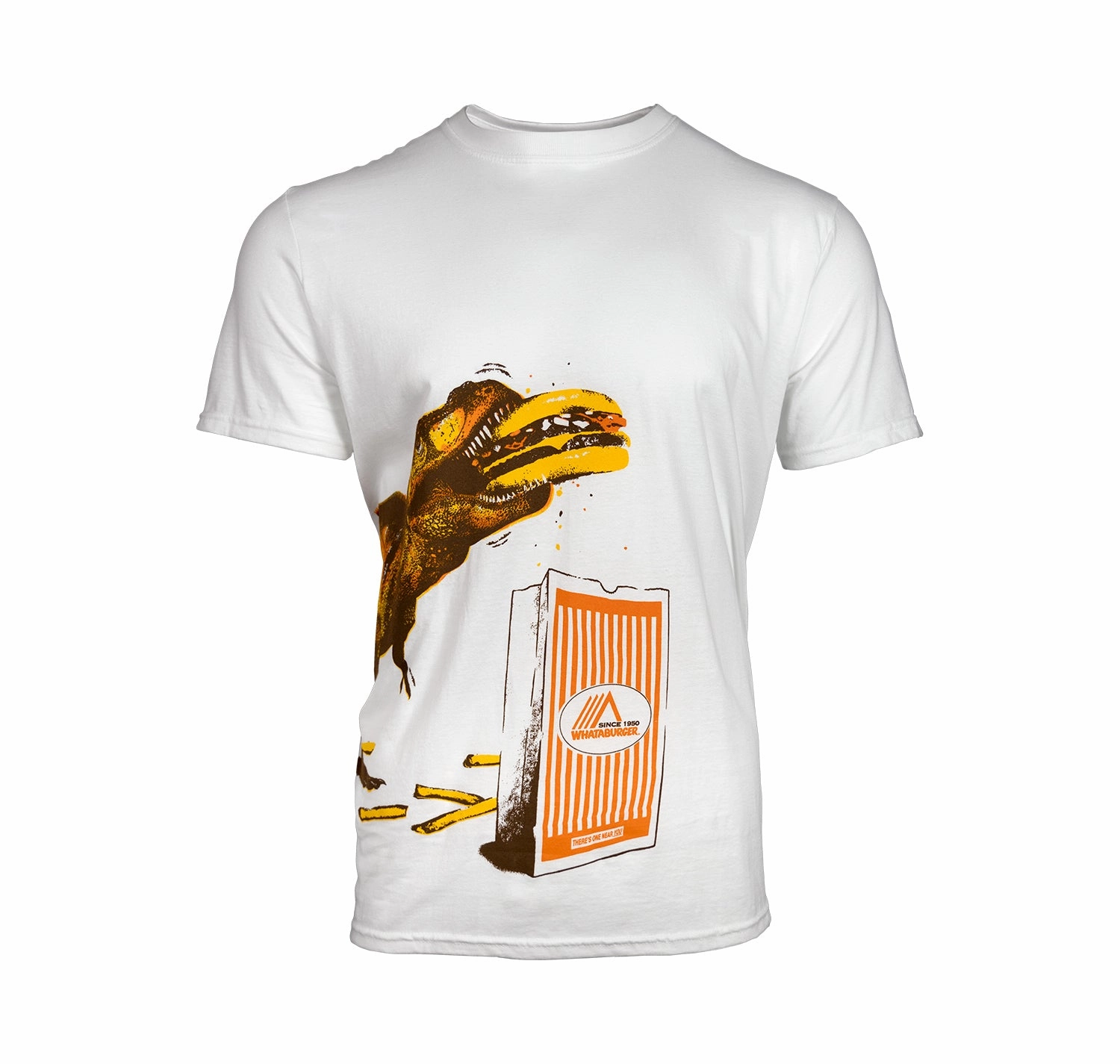 T-Rex Tee (White) WindproofBarrierTechnology