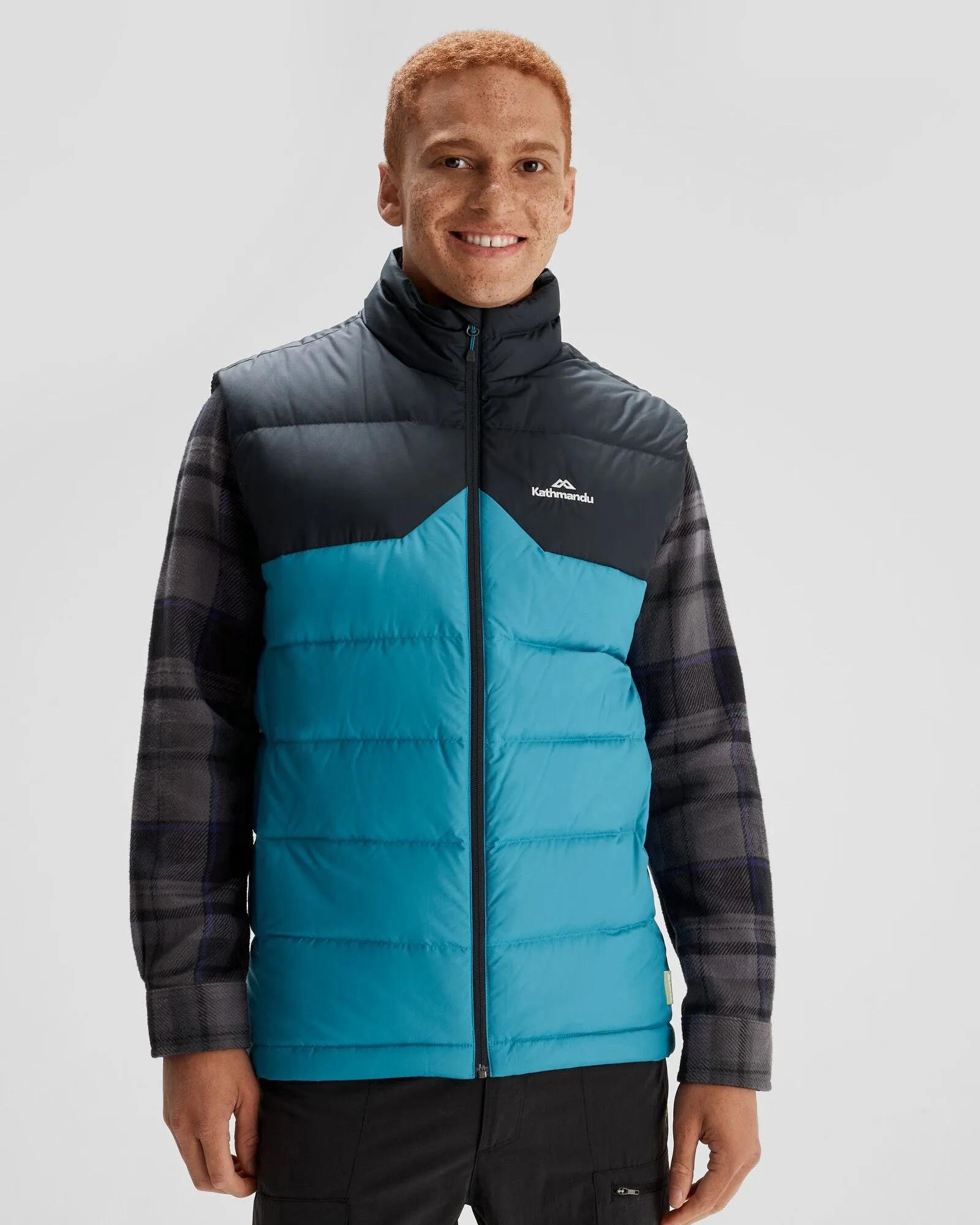 Men's Epiq Down Vest - Eddy/Meteor Multi Purpose Layer